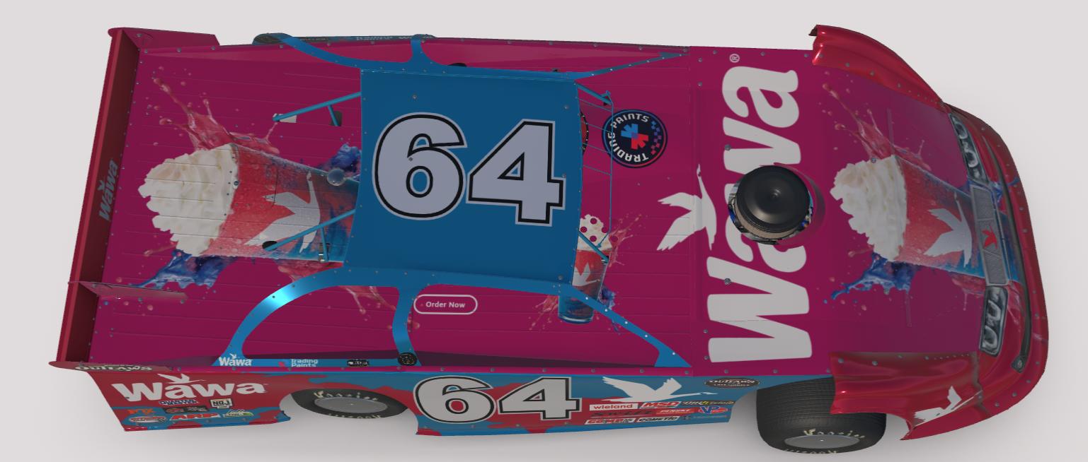 Preview of Wawa Blue Raspberry Swirl Dirt Late Model - Super by Logan Martini