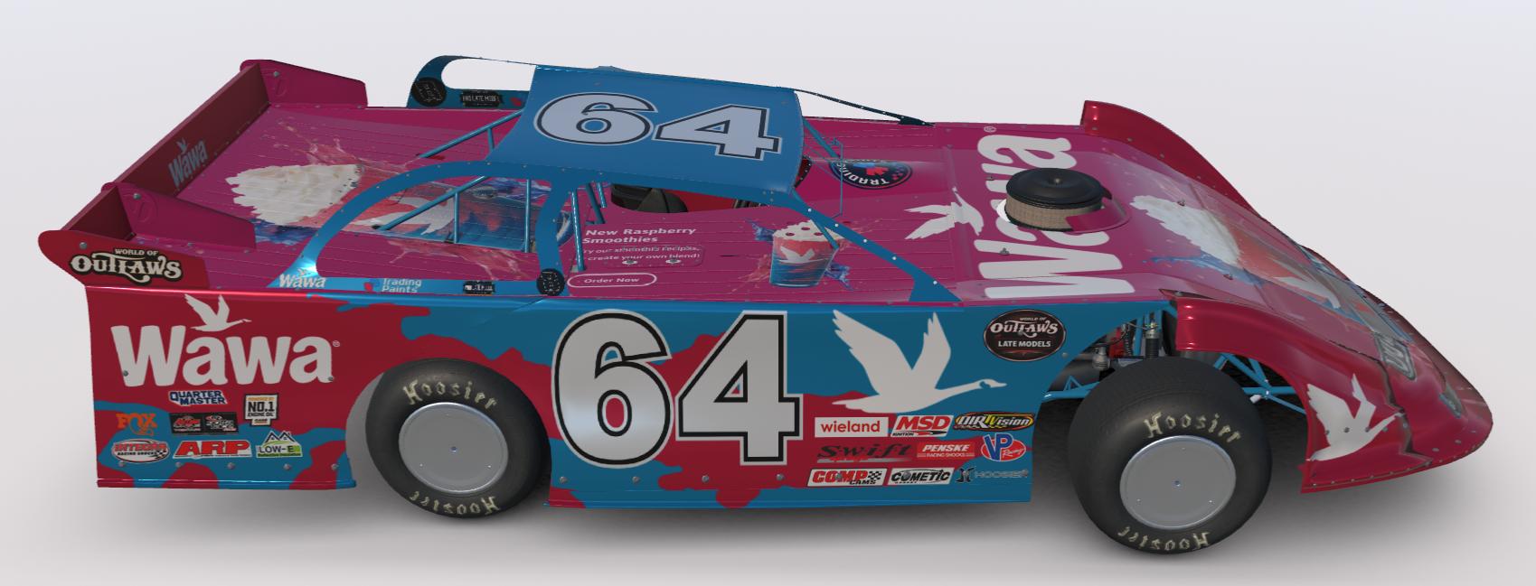 Preview of Wawa Blue Raspberry Swirl Dirt Late Model - Super by Logan Martini