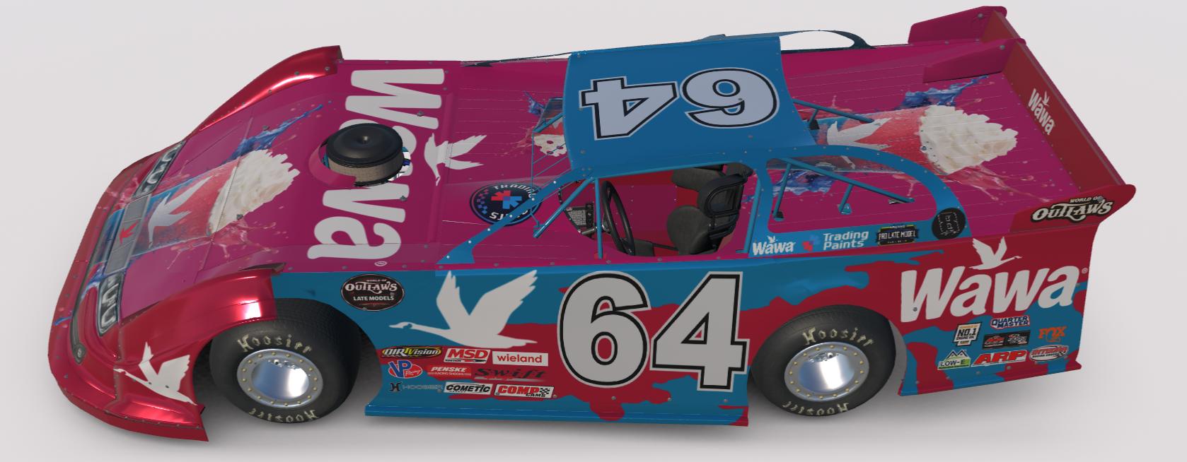 Preview of Wawa Blue Raspberry Swirl Dirt Late Model - Super by Logan Martini