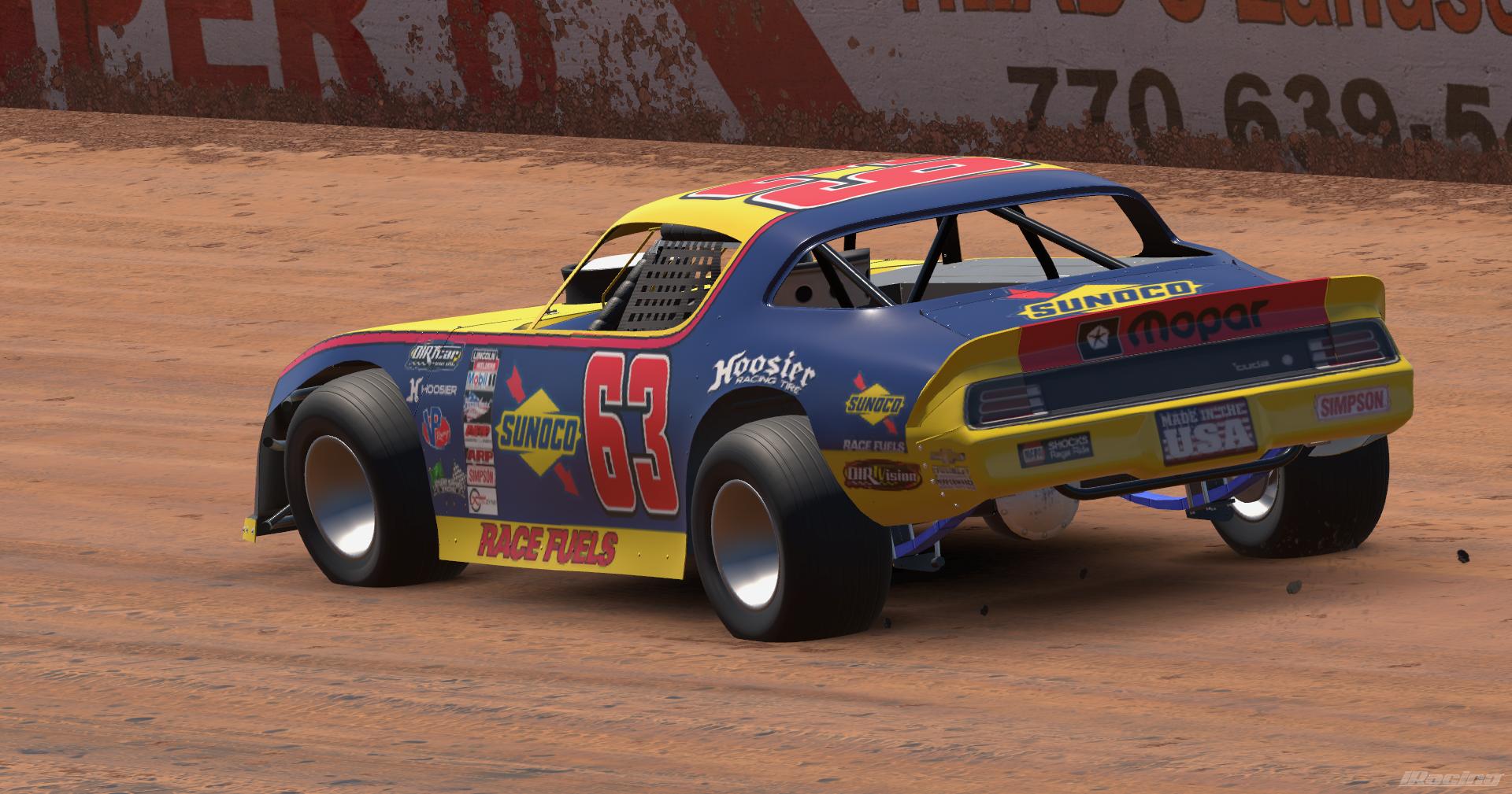 Preview of 1970 Plymouth Cuda Sunoco Dirt Street Stock by Dave Whitney