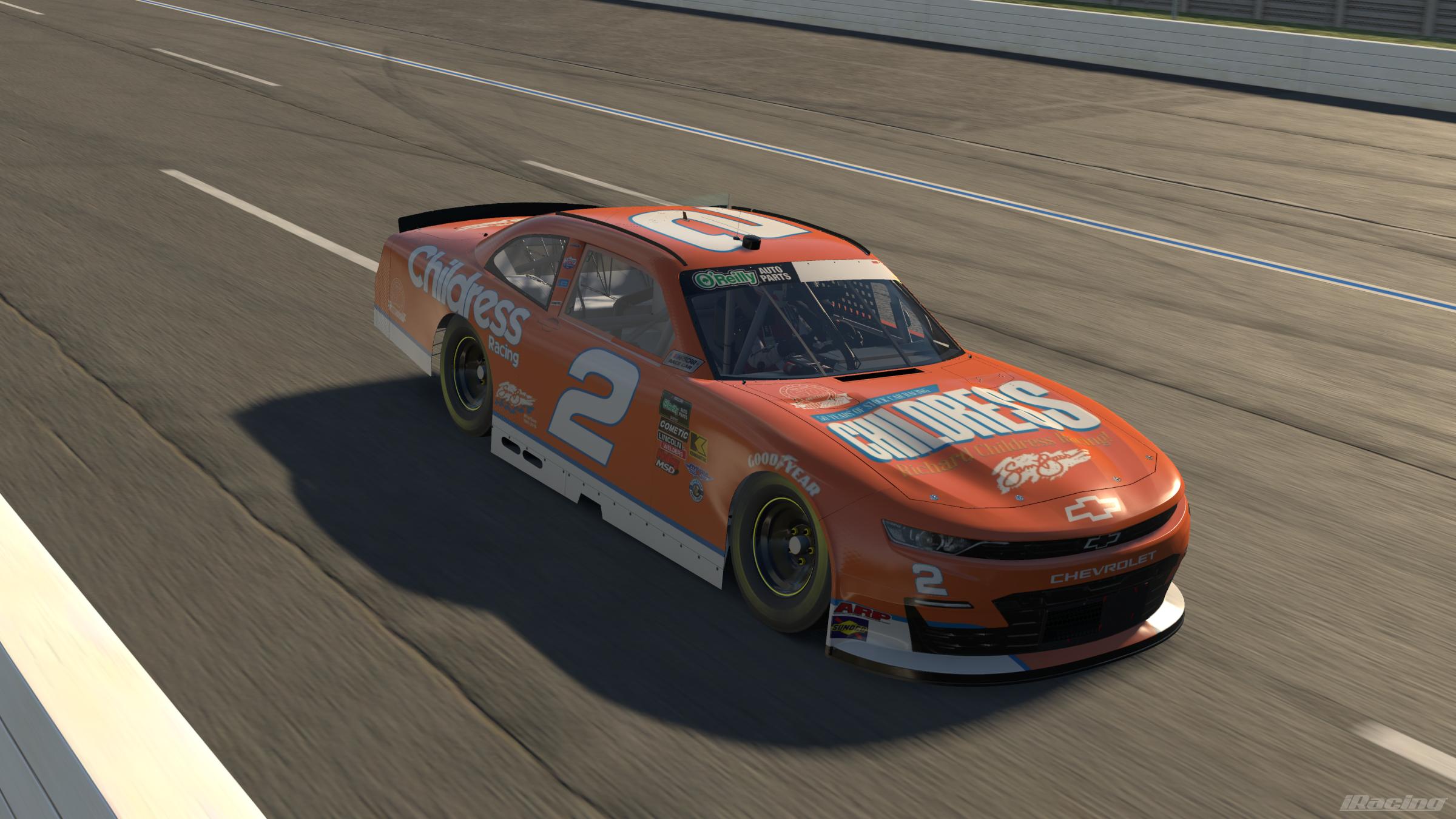 Preview of Unused 2019 Tyler Reddick Childress Throwback by Ethan Dimitroff
