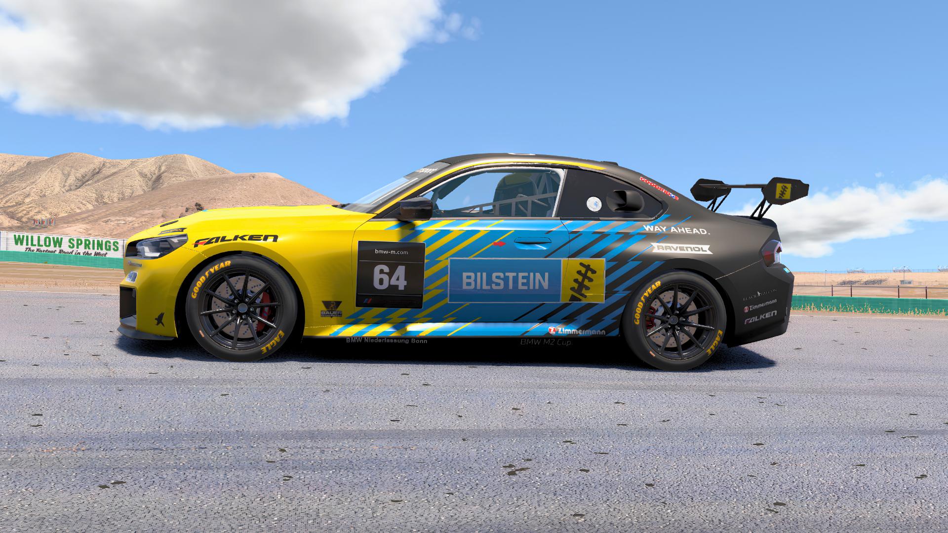 Preview of BMW M2 Racing (G87) Bilstein Black Falcon themed livery by Shane Stanley