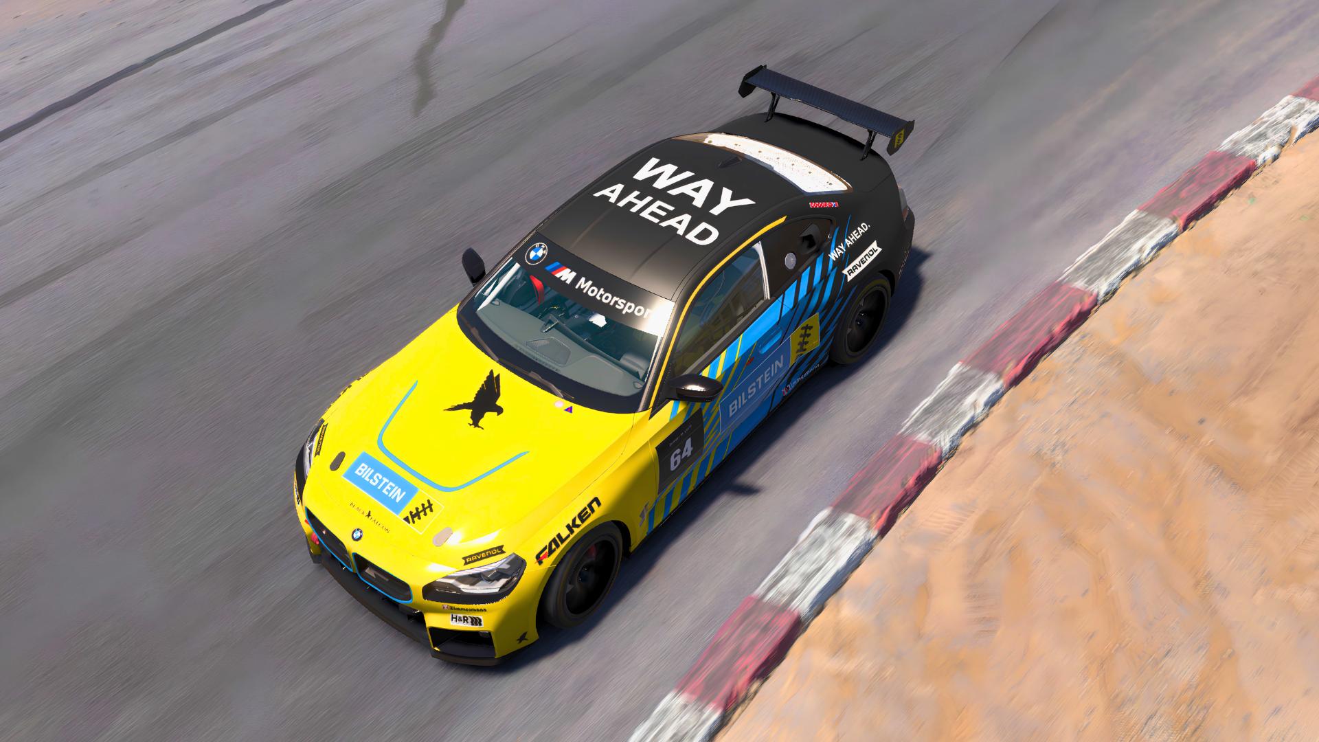 Preview of BMW M2 Racing (G87) Bilstein Black Falcon themed livery by Shane Stanley