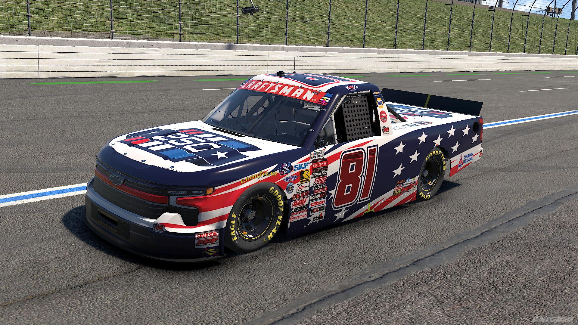 Preview of Kris Wright America 250 2026 Paint Scheme (Custom Numbers) by Demarion Robinson