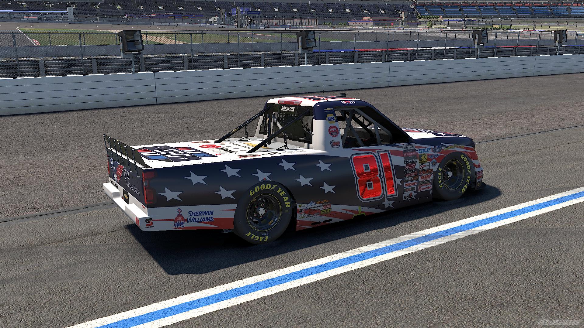 Preview of Kris Wright America 250 2026 Paint Scheme (Sim Stamped) by Demarion Robinson