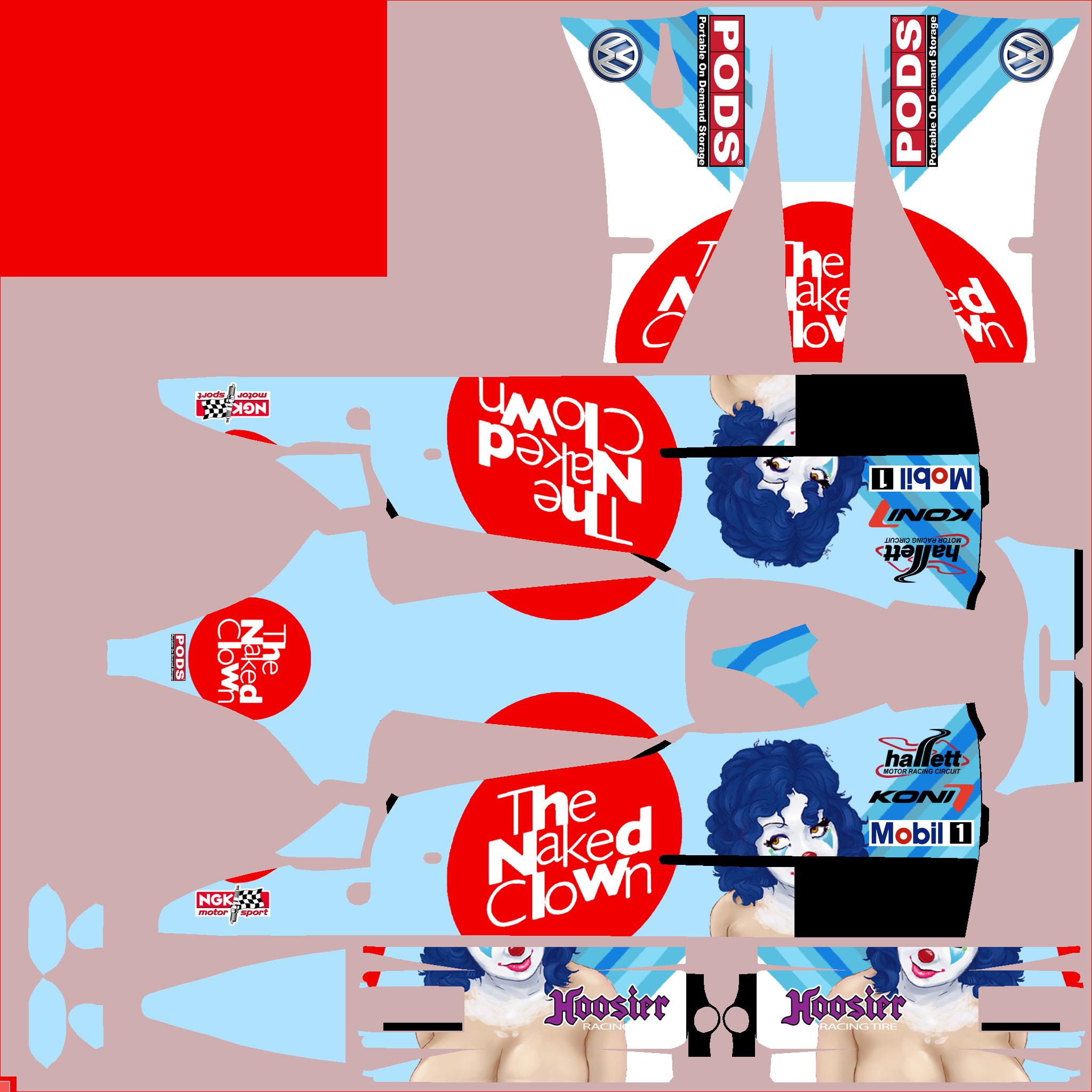 Preview of Formula V 3 Naked Clown by Clyde Coman