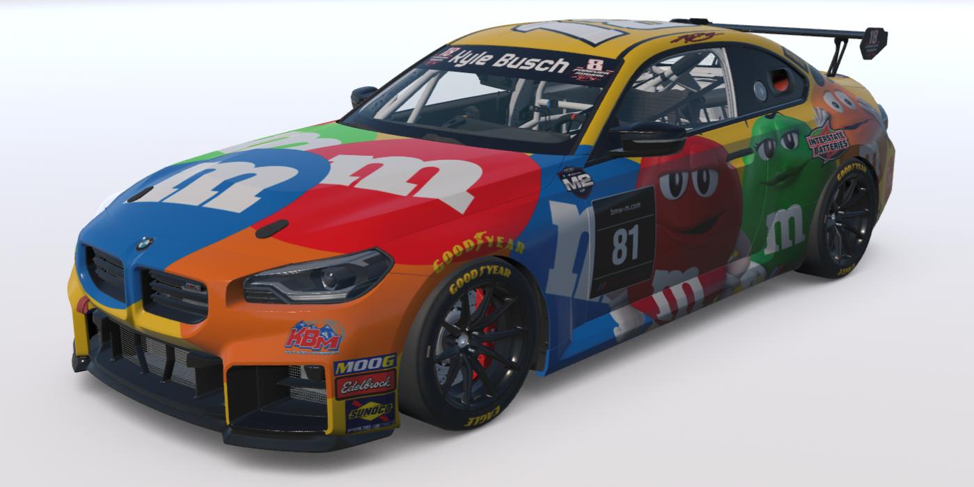 Preview of Kyle Busch M&Ms BMW M2 by Logan Martini