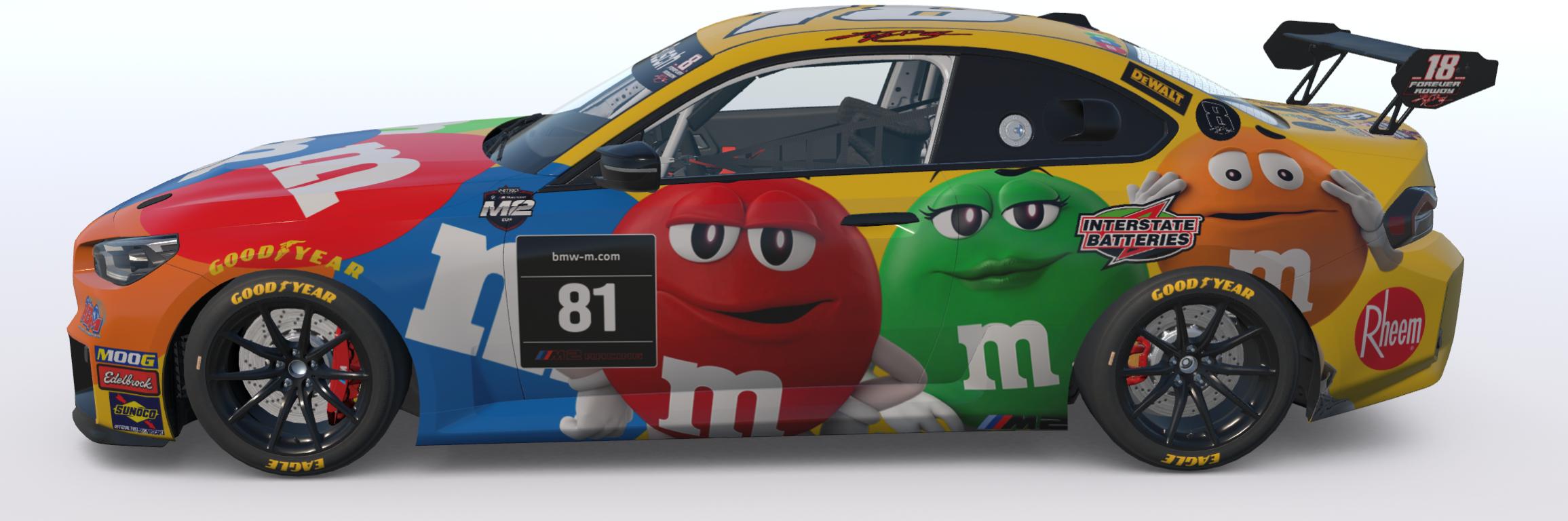 Preview of Kyle Busch M&Ms BMW M2 by Logan Martini