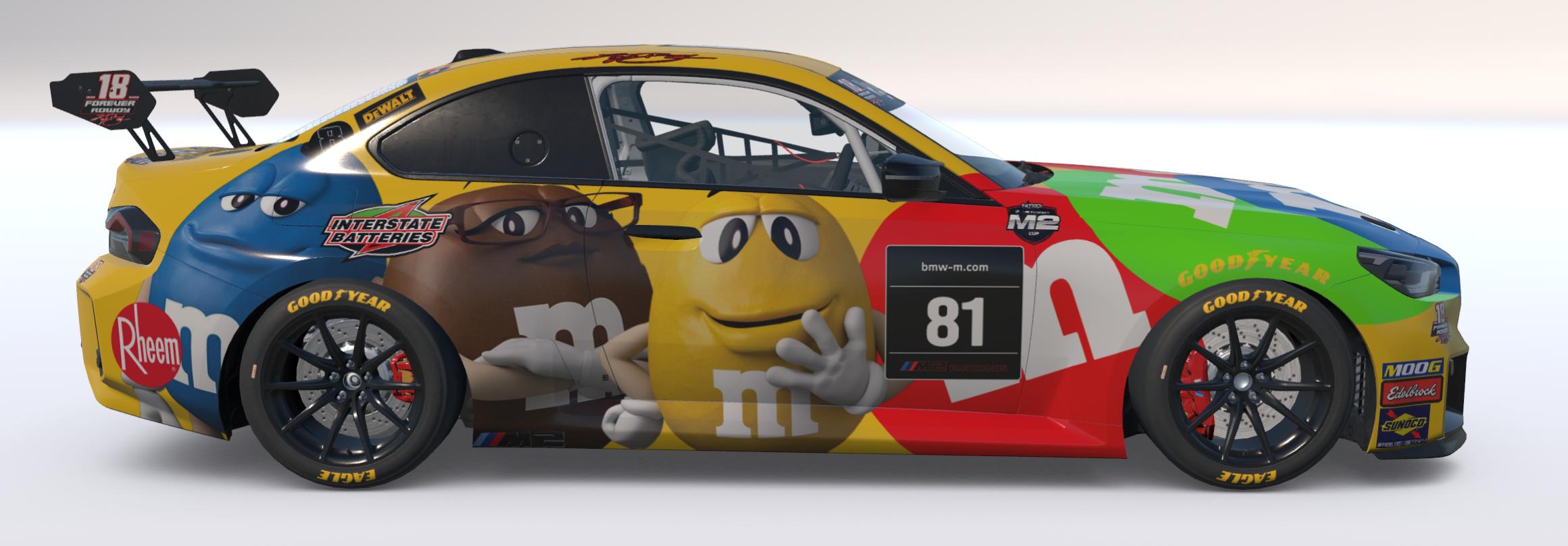 Preview of Kyle Busch M&Ms BMW M2 by Logan Martini