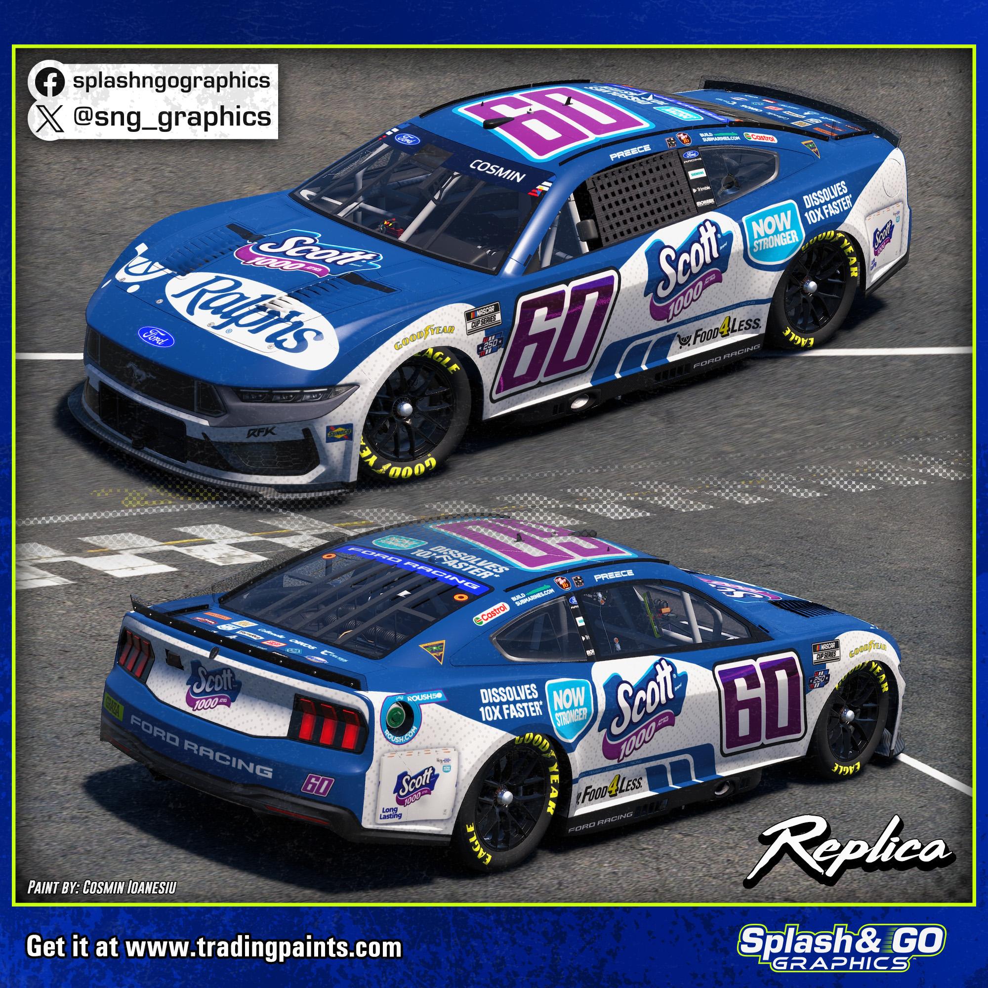 Preview of Ryan Preece 2026 Ralphs Scott1000 Ford Mustang Coronado by Cosmin I.