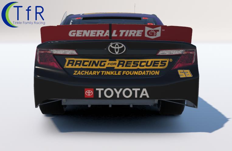 Preview of 2026 Zachary Tinkle #53 Racing For Rescues / Zachary Tinkle Foundation by Zachary Tinkle