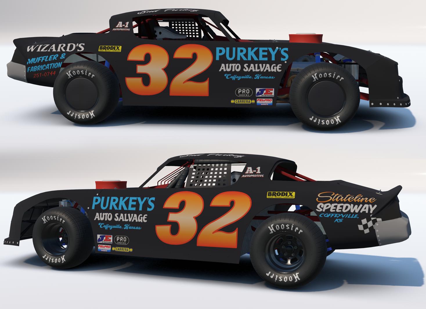 Preview of Dirt Street Stock Bud Purkey  by Jerry Hockett