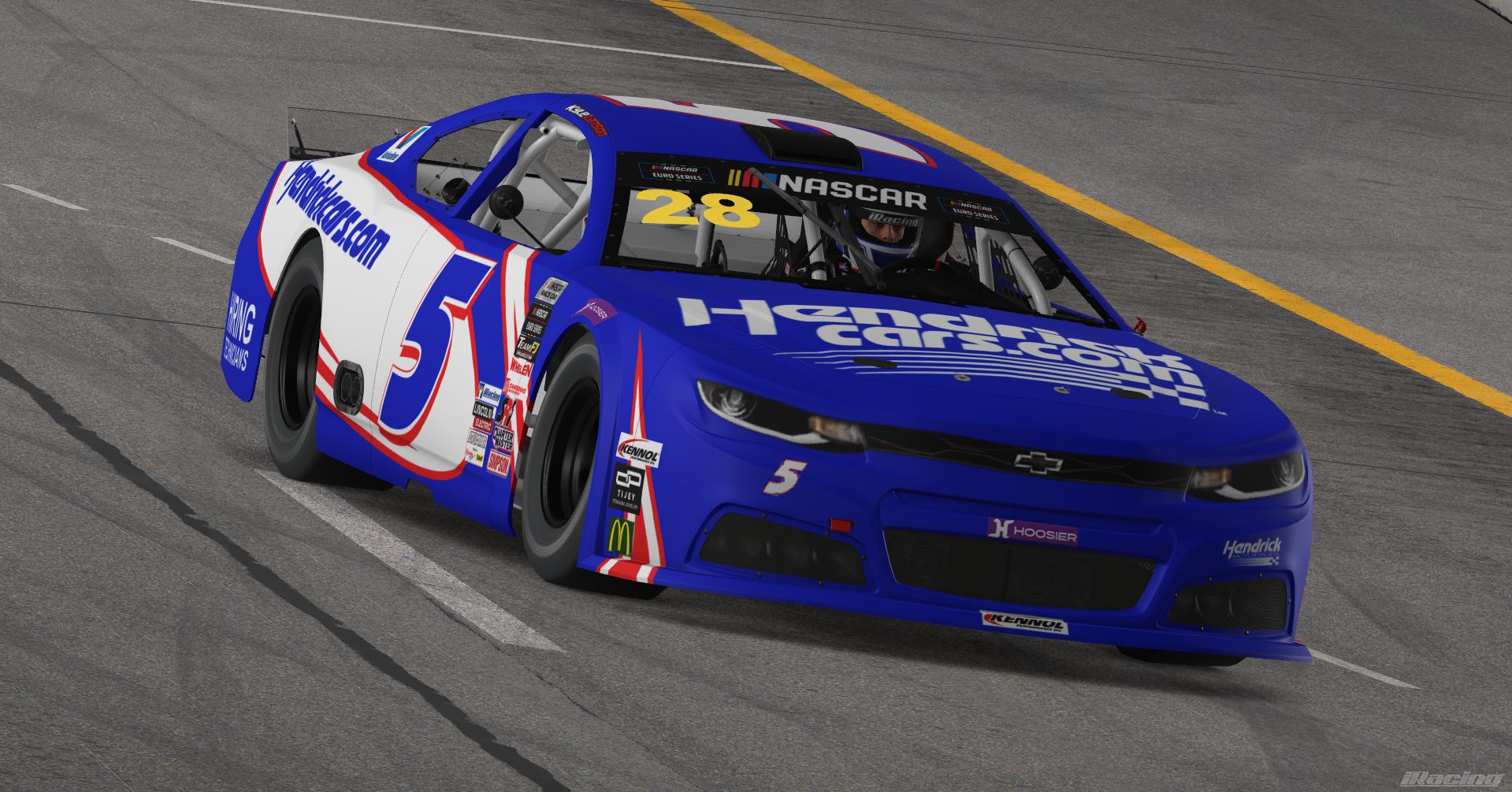 Preview of Kyle Larson #5 hendrickcars  Euro Series Chevy camaro by Jonathan L.