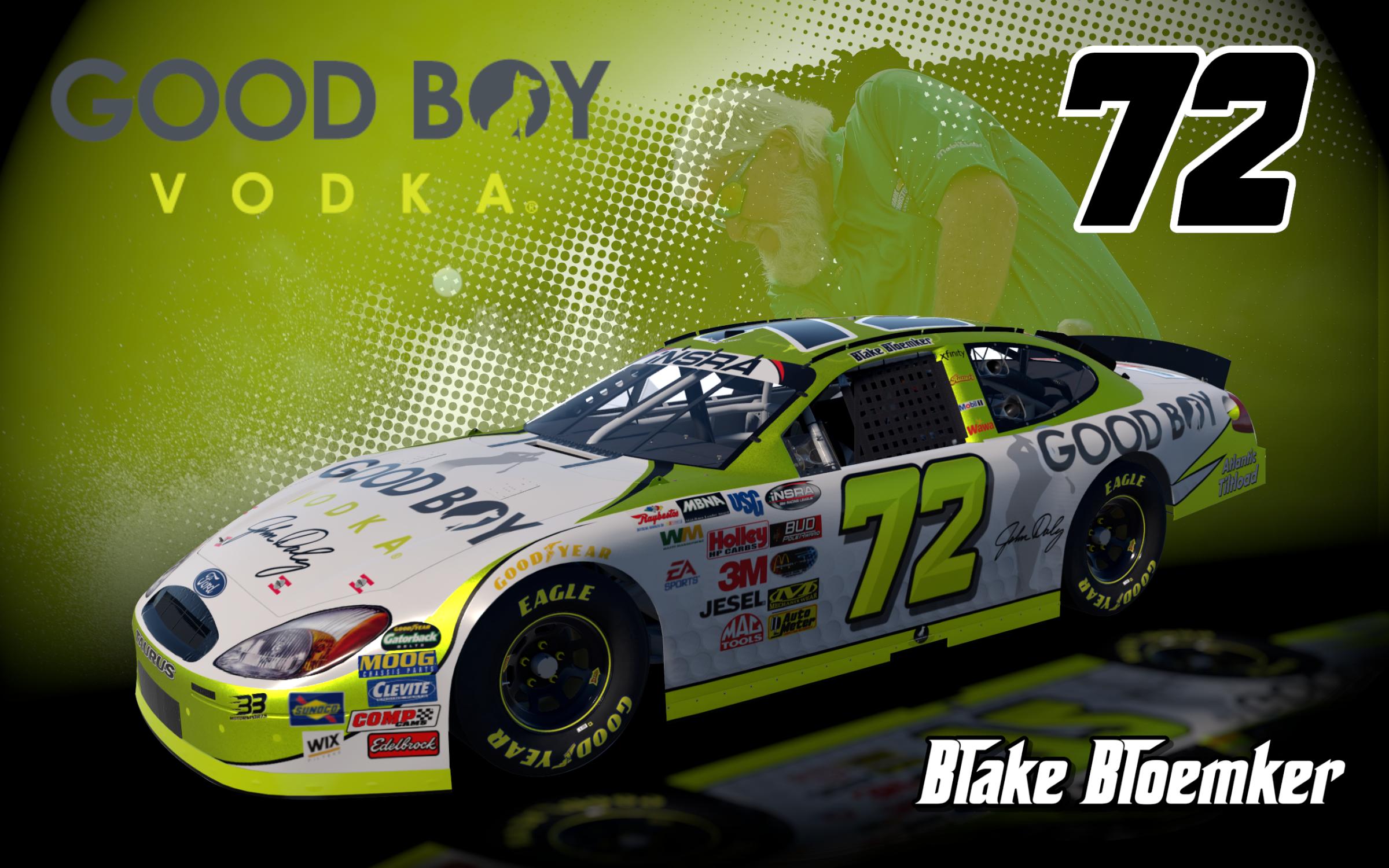 Preview of Blake Bloemker 2026 GoodBoy Vodka Ford Taurus (Fictional) by Nathaniel O.