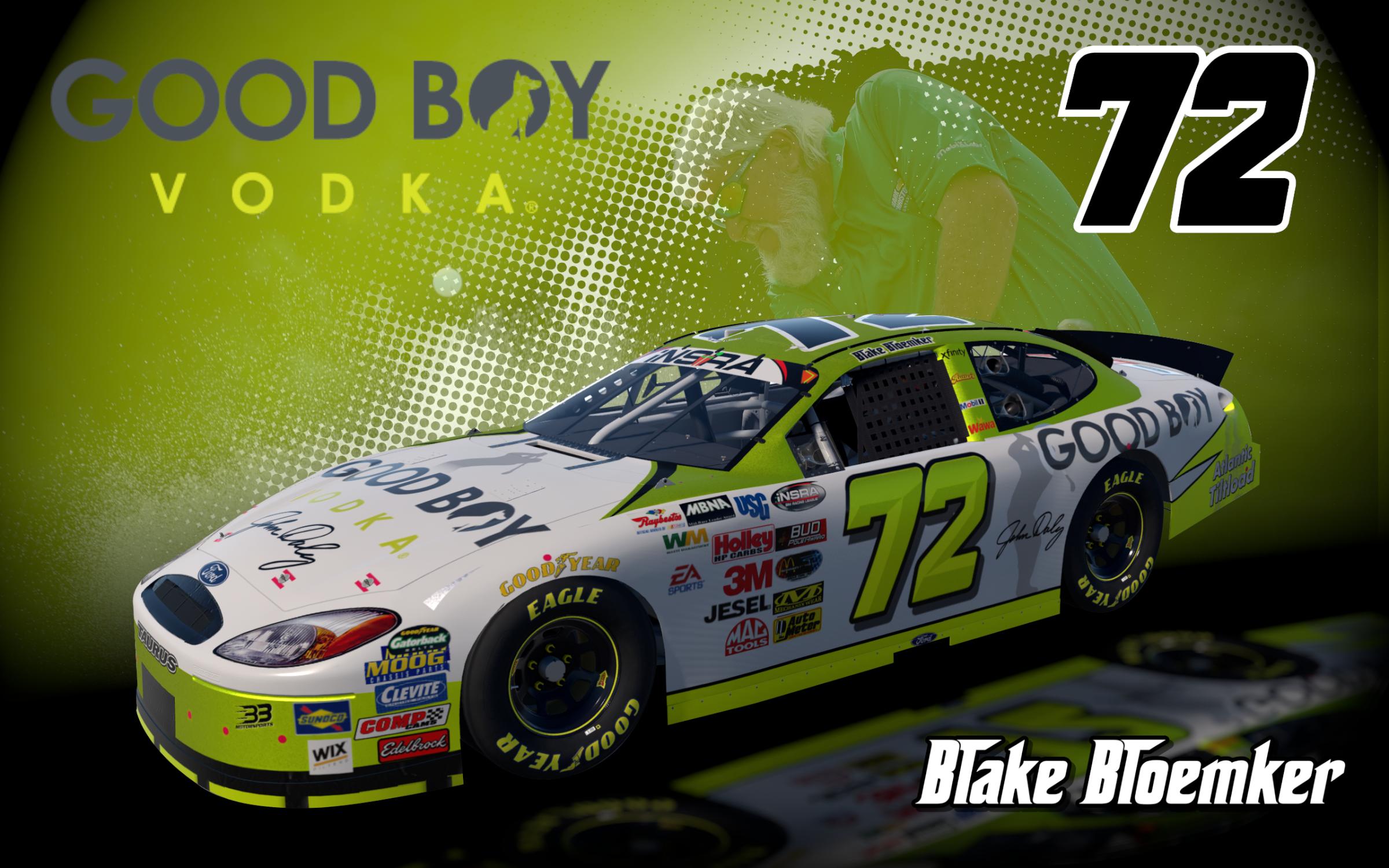 Preview of Blake Bloemker 2026 GoodBoy Vodka Ford Taurus (Fictional) by Nathaniel O.