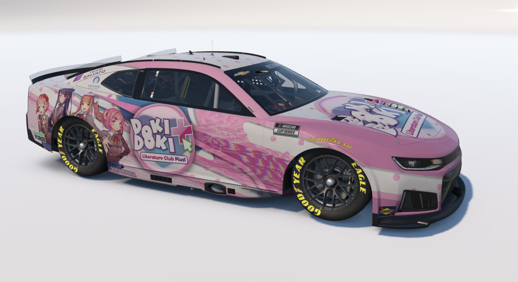 Preview of Doki Doki Literature Club Simstamp Chevrolet Nextgen by Jason Beckman