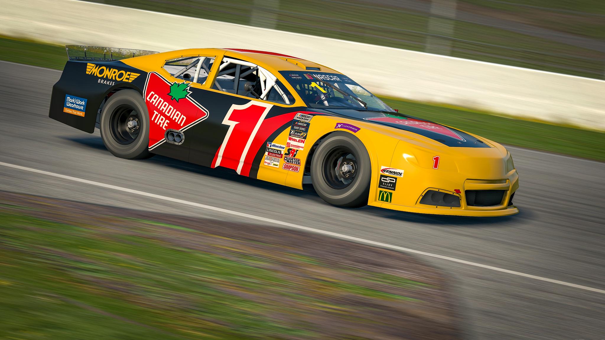 Preview of *Sim-Stamped* Peter Gibbons CASCAR Super Series Canadian Tire Euro Nascar by Julian M.