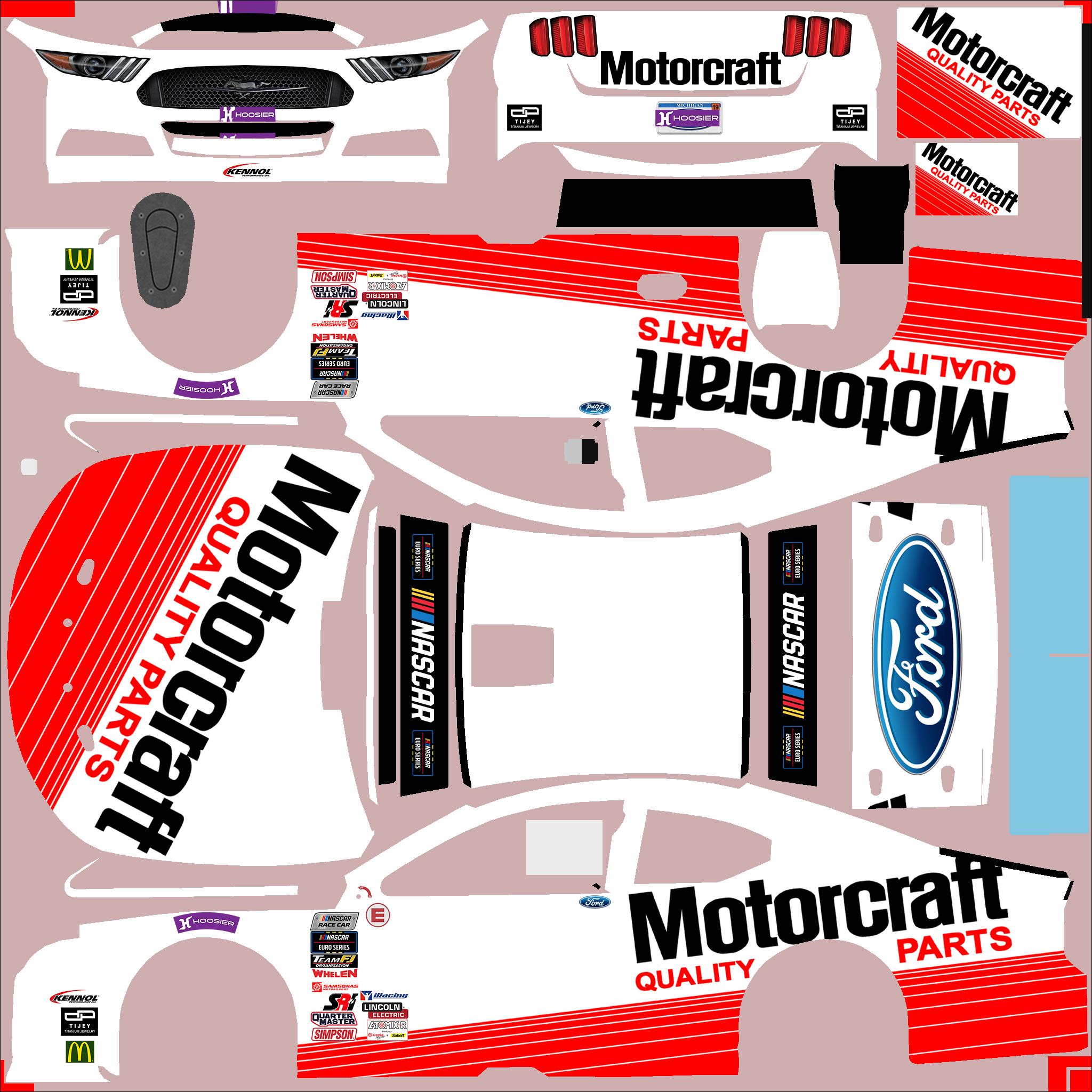 Preview of Euro Nascar Motorcraft by Clyde Coman