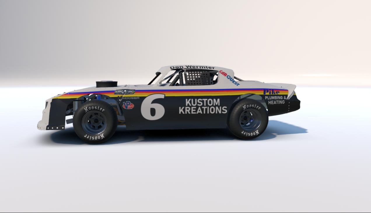 Preview of 1996 Don Wermter Number 6 Street Stock Replica by Teddy Kottschade