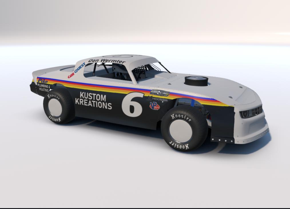 Preview of 1996 Don Wermter Number 6 Street Stock Replica by Teddy Kottschade