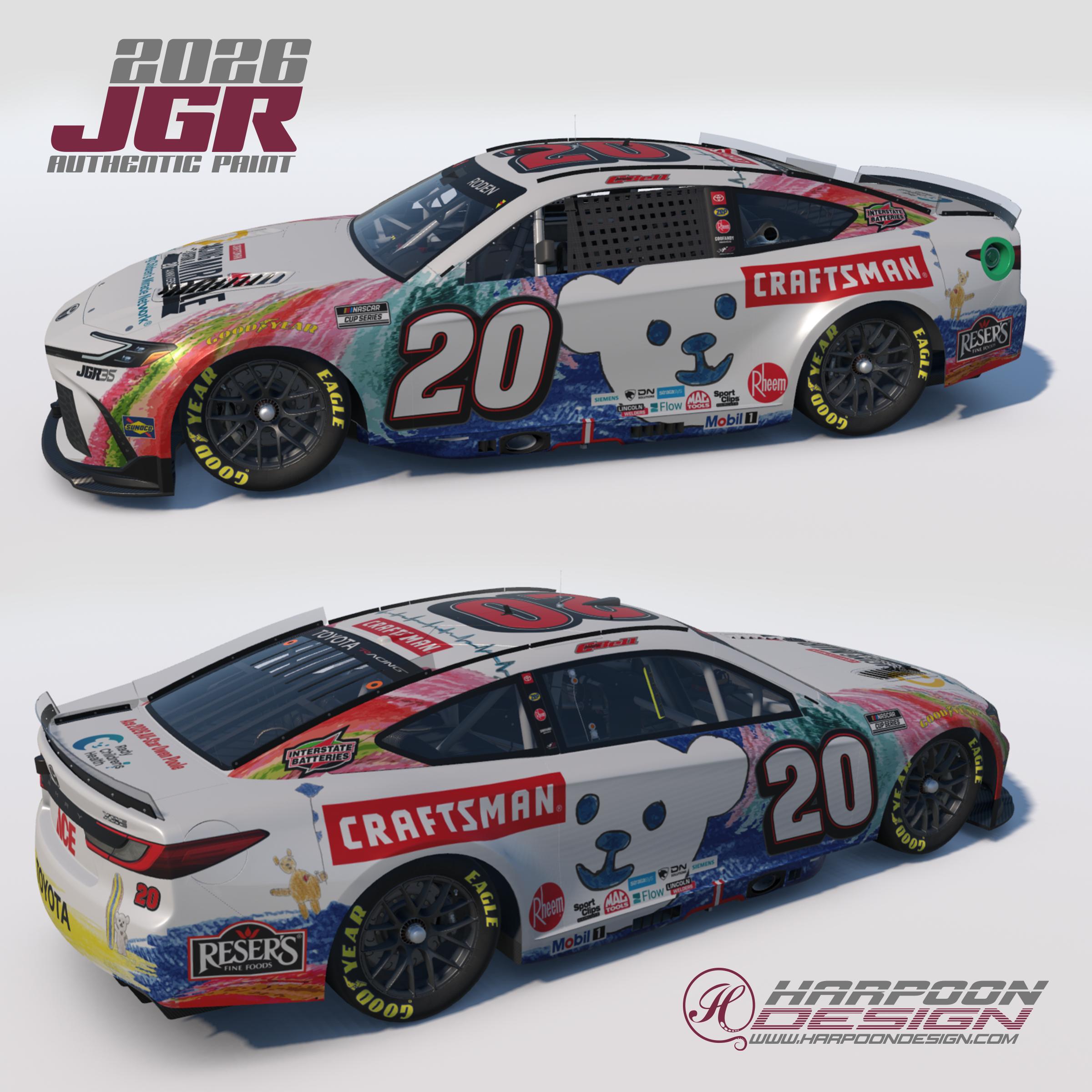Preview of 2026 C Bell Craftsman CMN Toyota Camry No Num by Brantley Roden