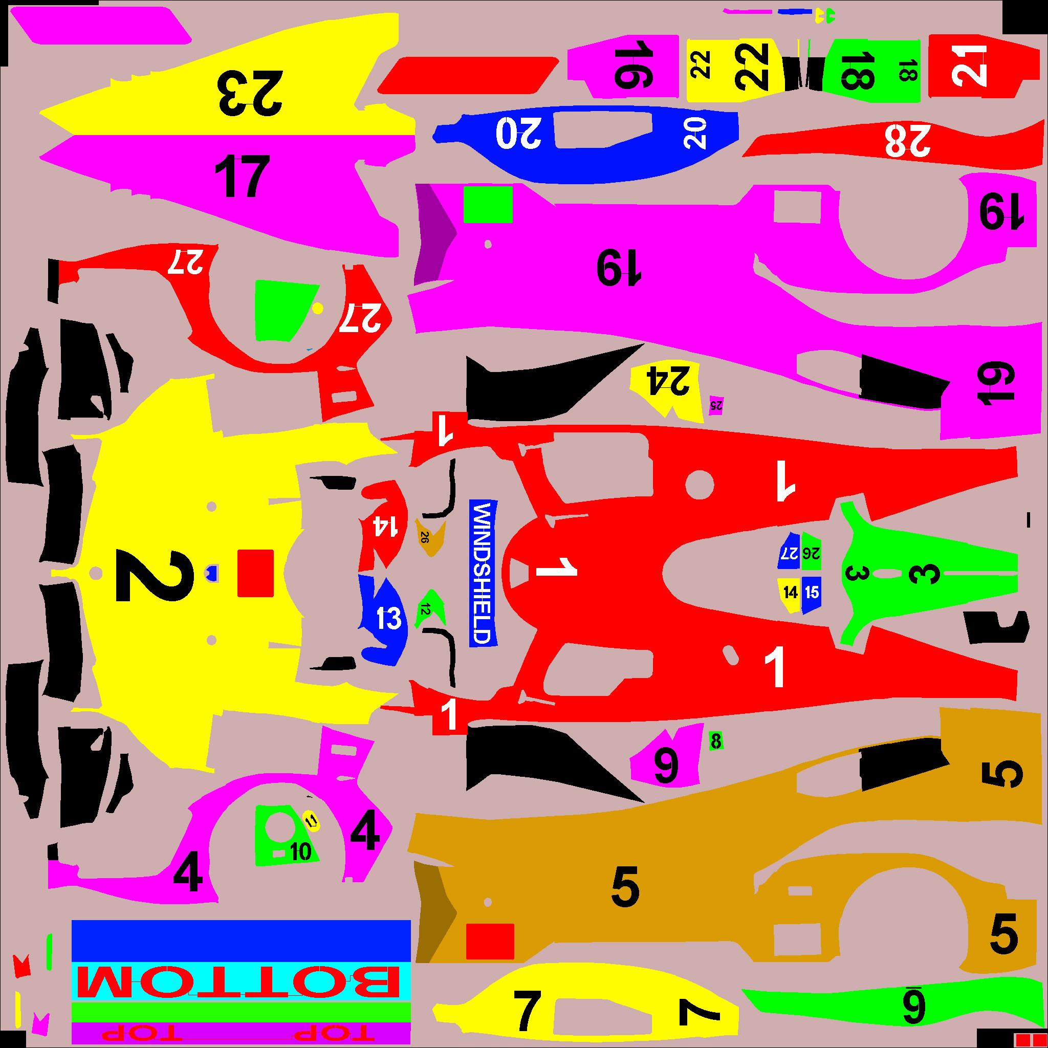 Preview of BMW LMPh Colored and numbered 6 26 by Clyde Coman