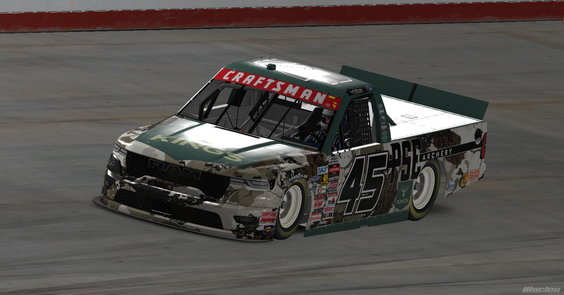 Preview of #45 - Landon Cano - Kings Camo / PSE Archery - Truck Series - 2026 by Teejay Handley