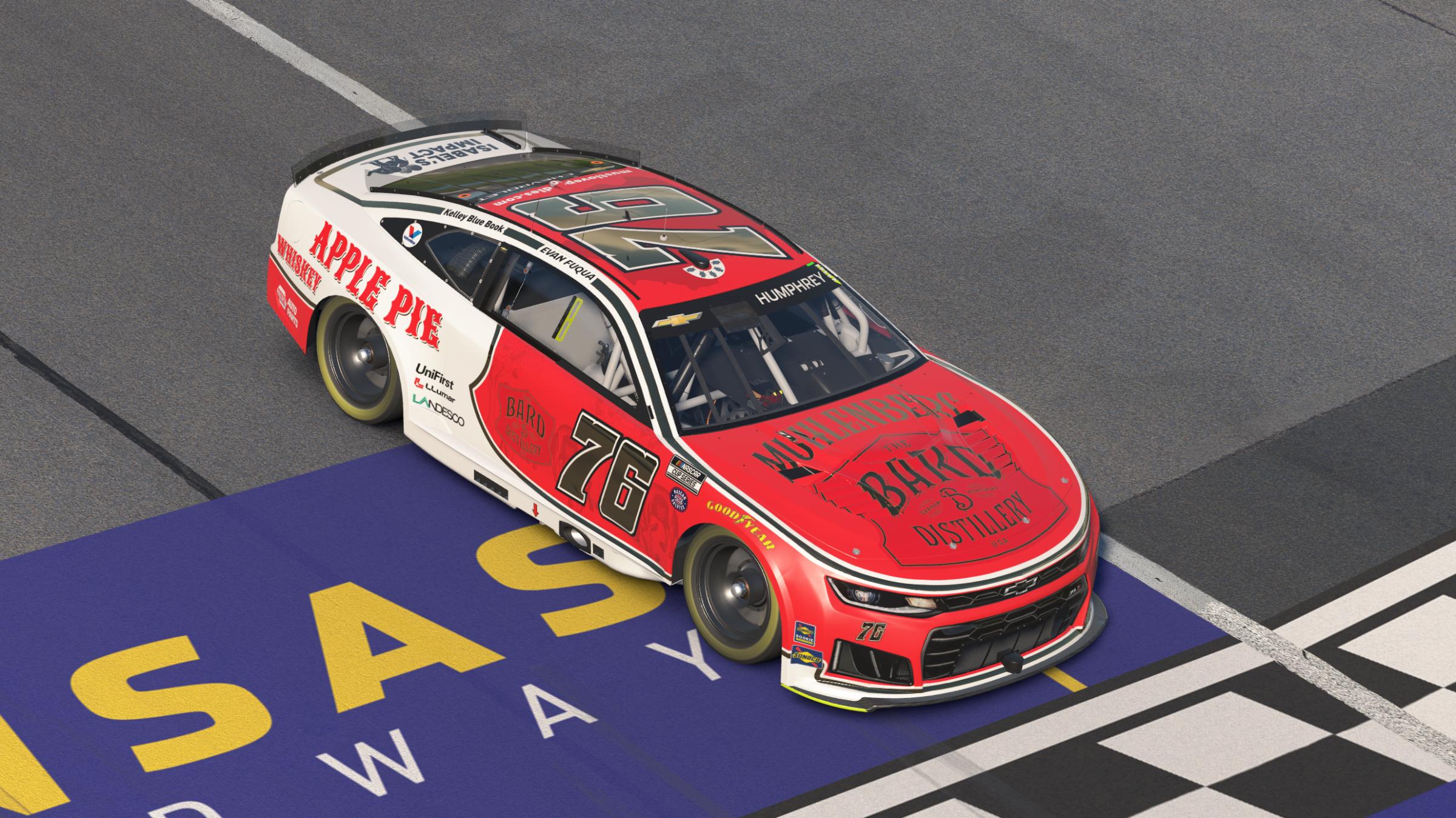 Preview of 2026 Evan Fuqua #76 The Bard Distillery Chevrolet ZL1 1LE by Tyler H.