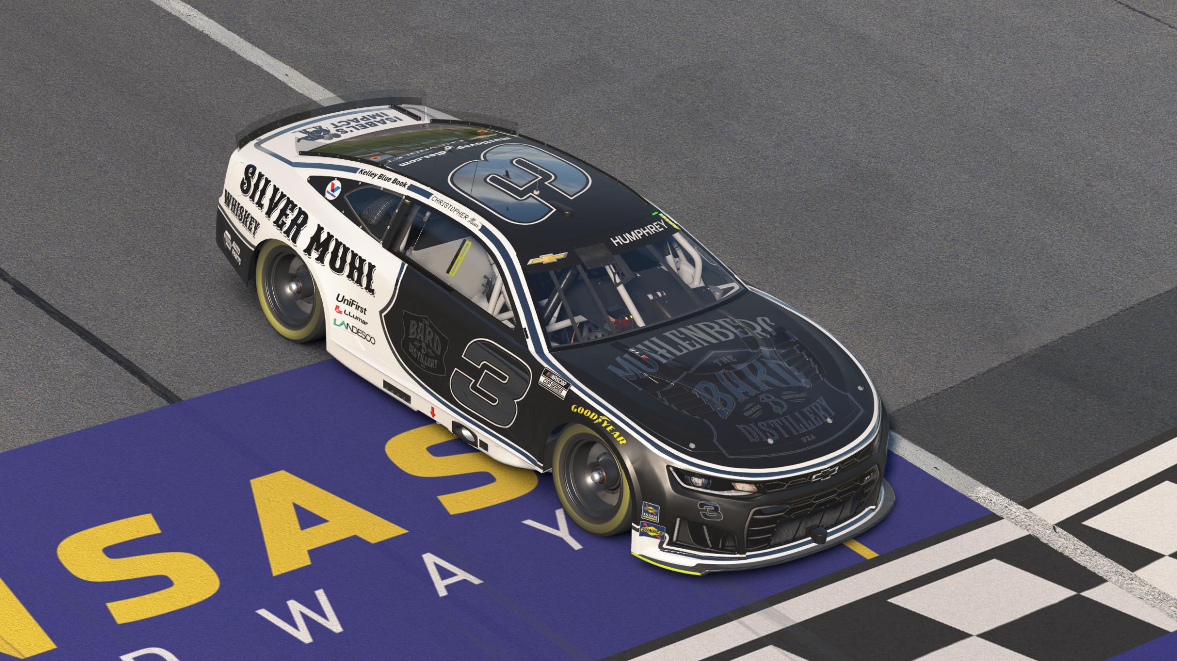 Preview of 2026 Christopher Muise #3 The Bard Distillery Chevrolet ZL1 1LE by Tyler H.
