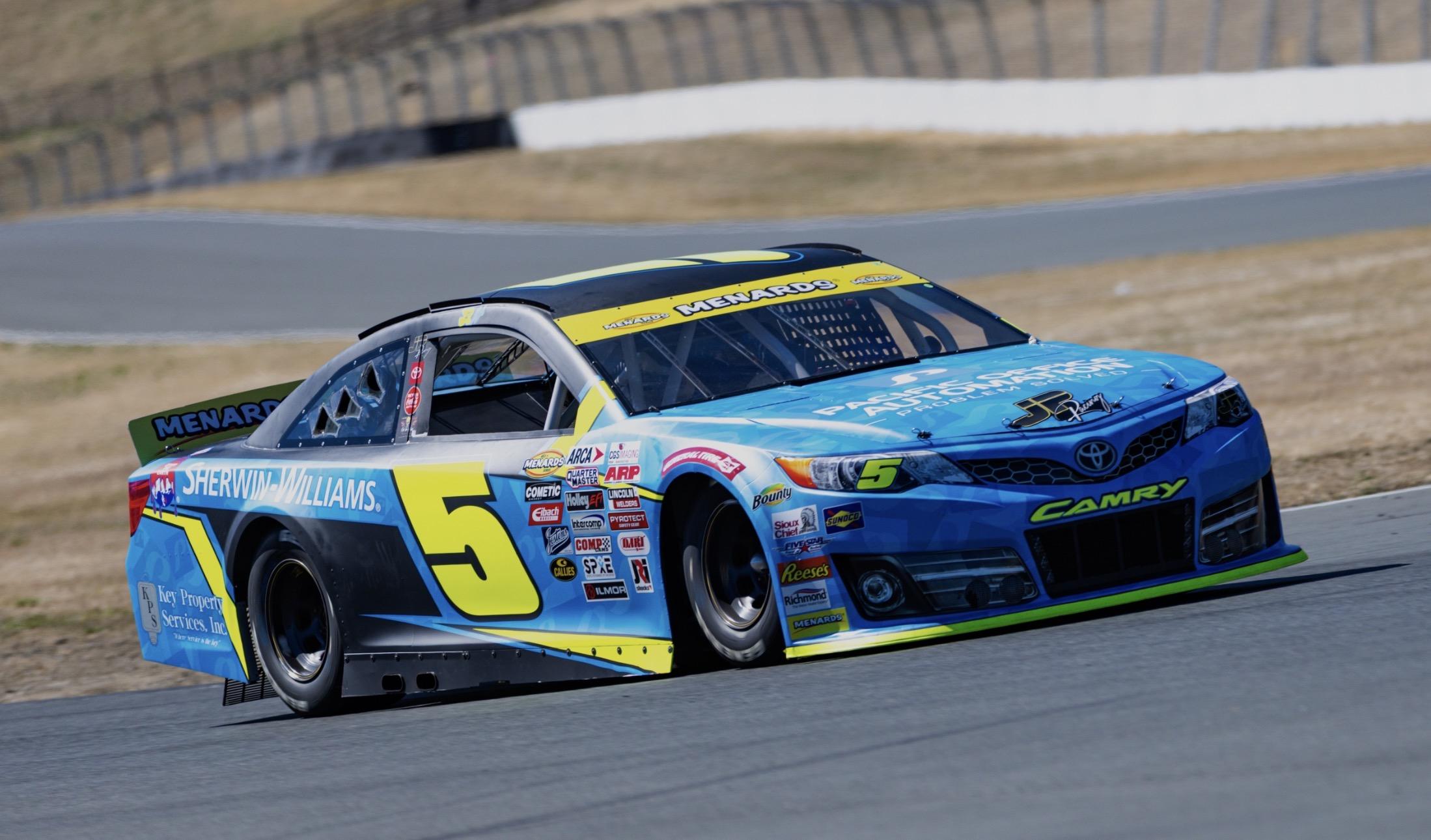 Preview of Eric Jr 2026 ARCA West #5 Toyota Camry (Road Course Scheme) by Eric Johnson Jr