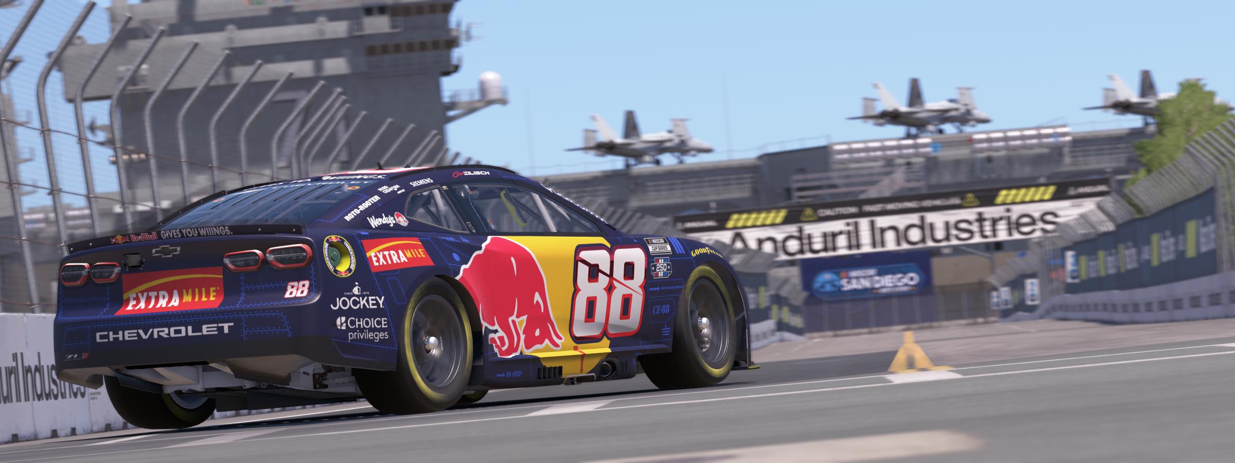 Preview of Connor Zilisch Trackhouse Racing Red Bull San Diego by Mick J.