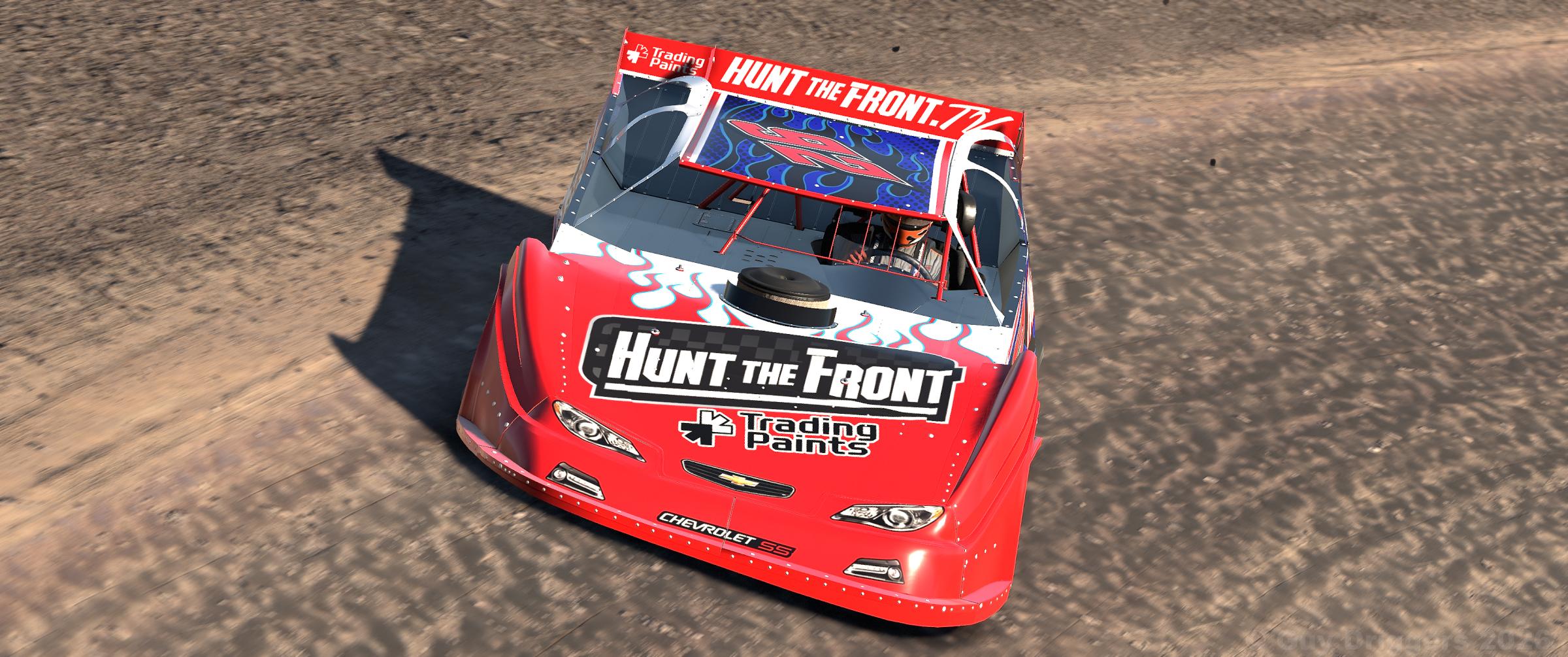 Preview of #92 Hunt The Front / Trading Paints Dirt Late Model by Guy Driggers