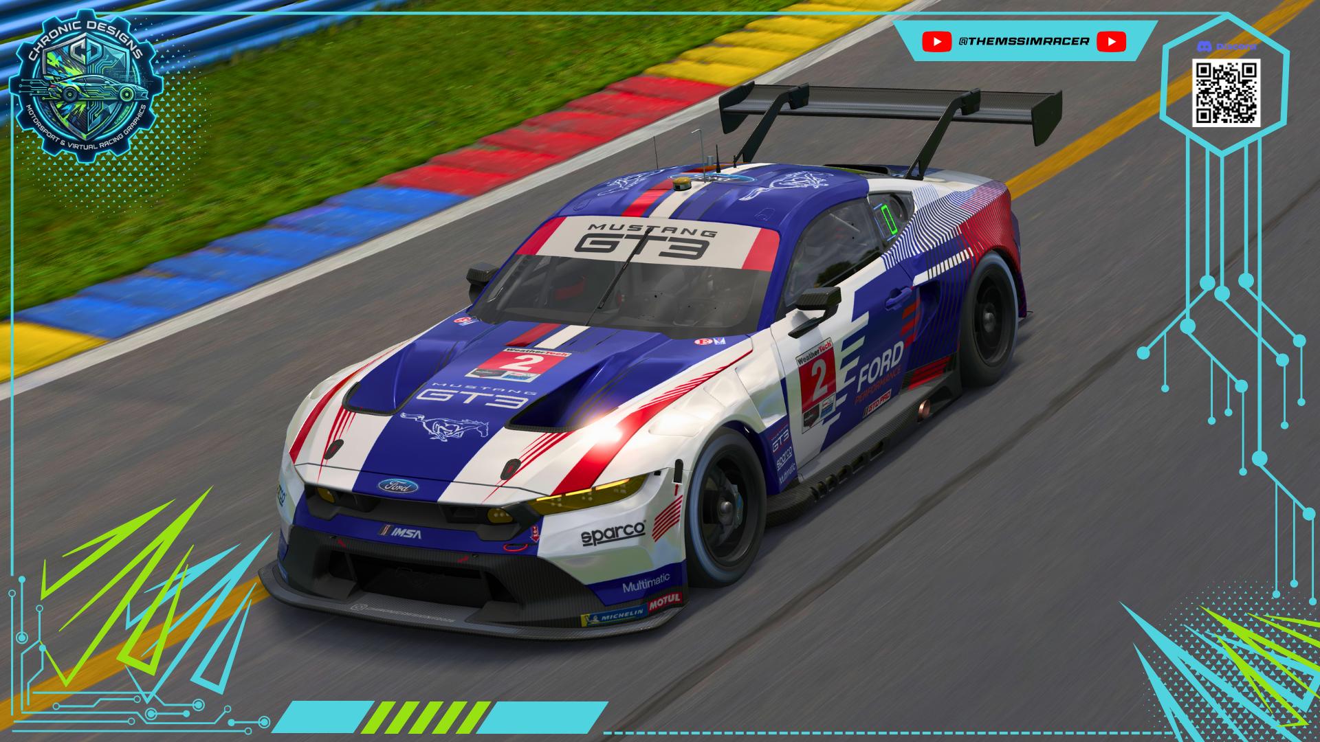 Preview of Ford Racing Themed Mustang GT3 by Shane Stanley