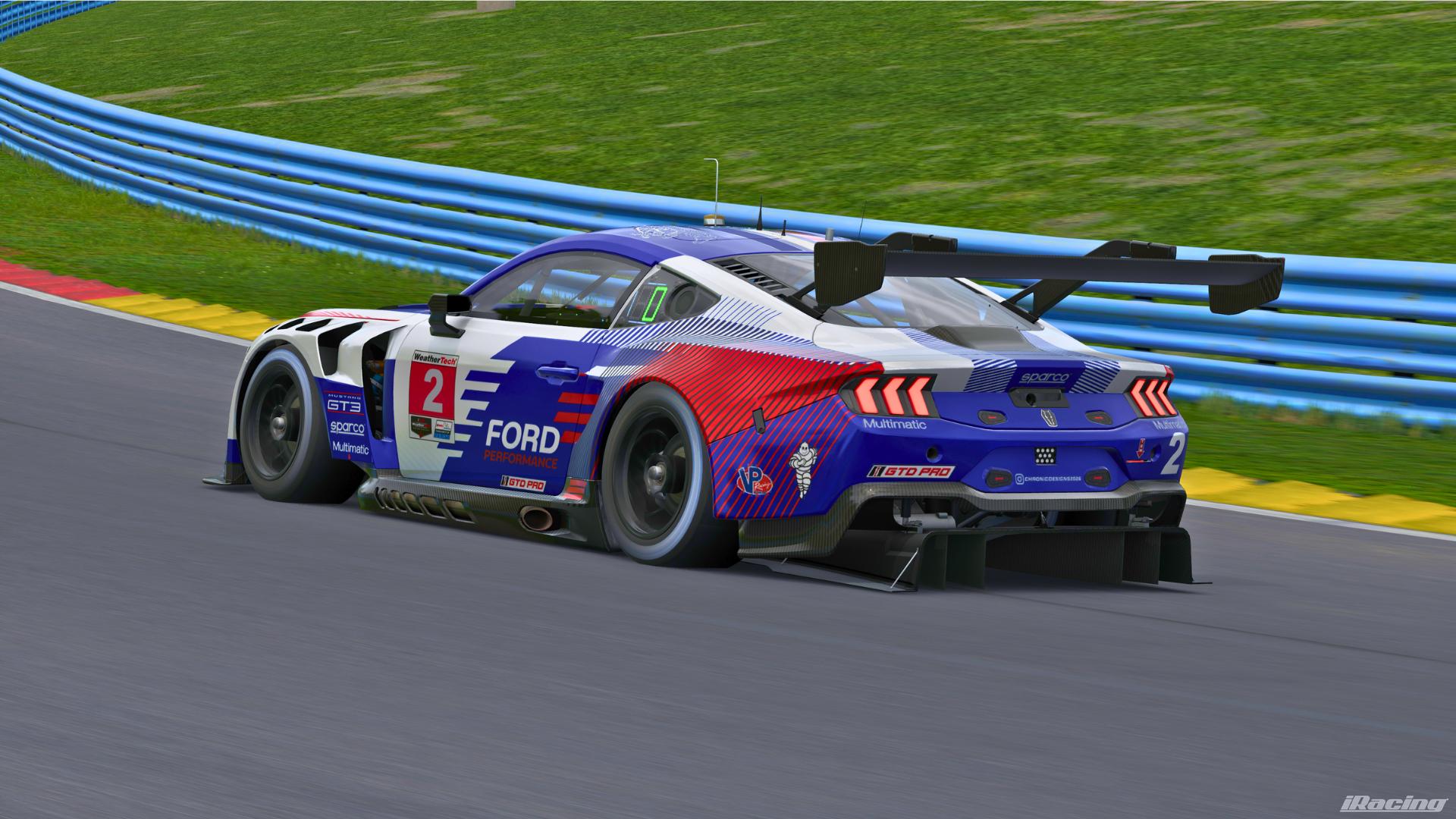 Preview of Ford Racing Themed Mustang GT3 by Shane Stanley