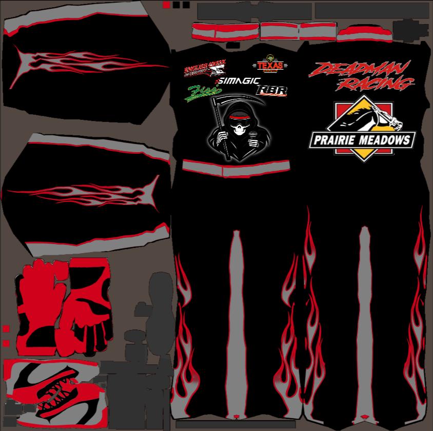 Preview of Deadman Racing Red Suit by Christian Shriver