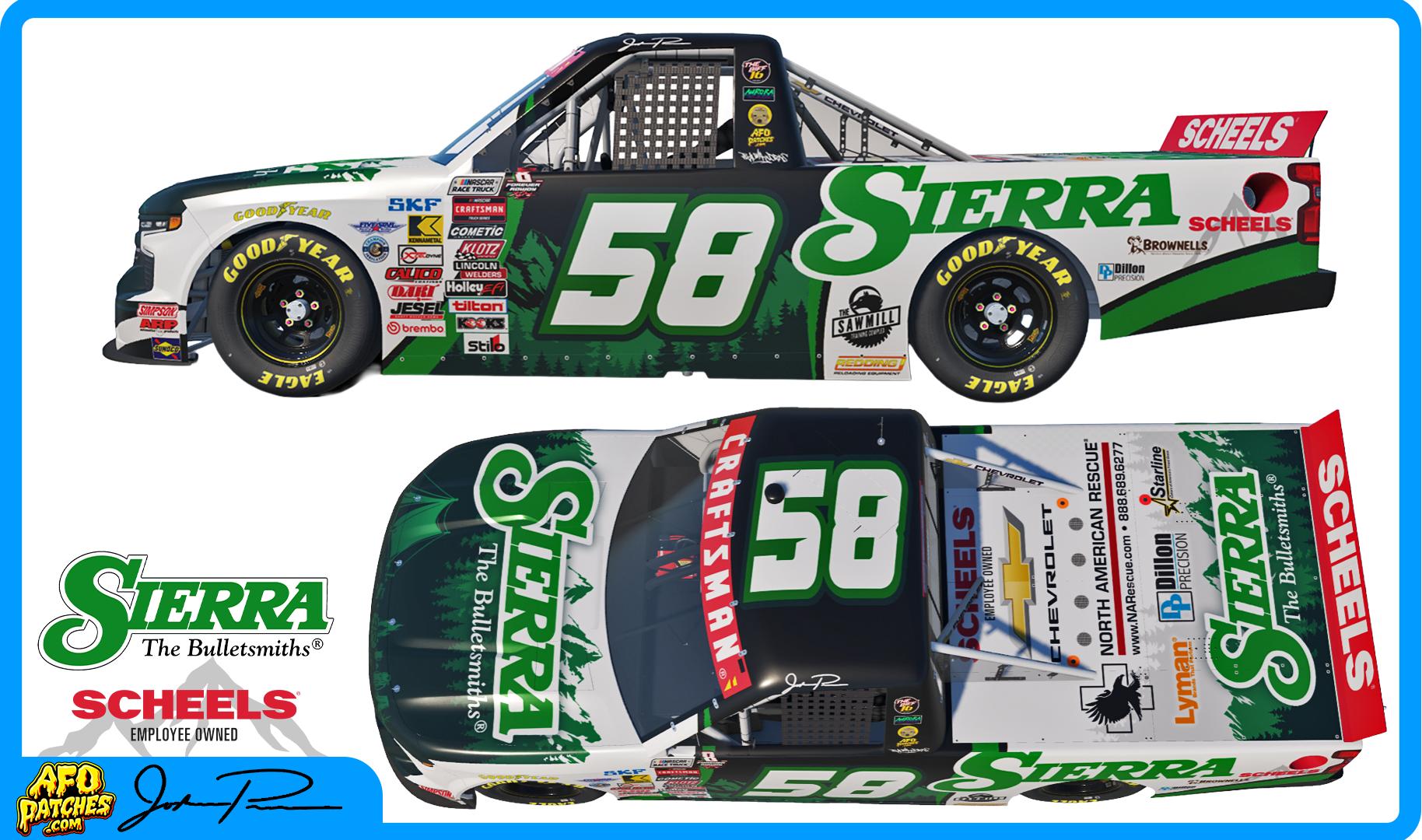 Preview of Sierra Bullets x SCHEELS - NASCAR Chevy #58 by Joshua P.