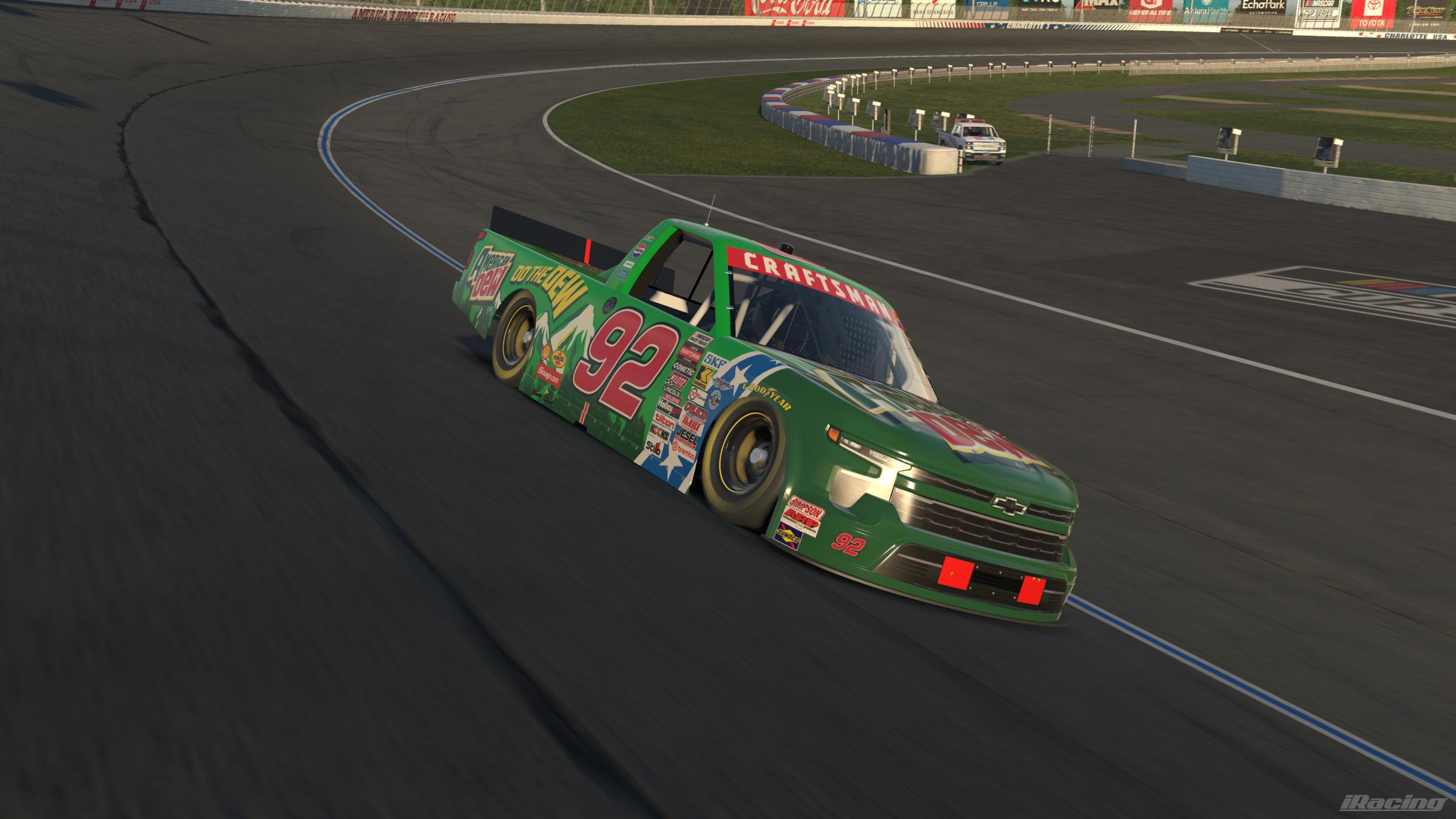 Preview of American Dew Chevrolet Silverado Truck SIM NUMBER by Ethan Dimitroff