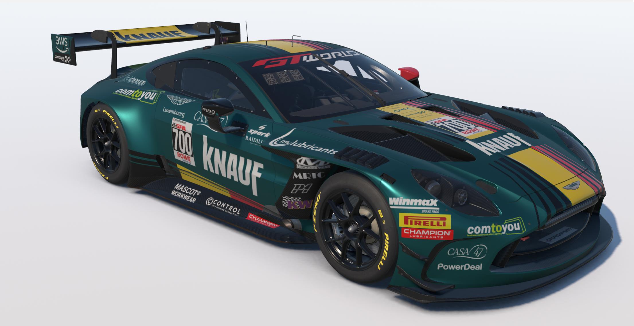 Preview of ComtoYou Racing Car #700 for the 2026 Crowdstrike 24H Spa Race by Keith Archer