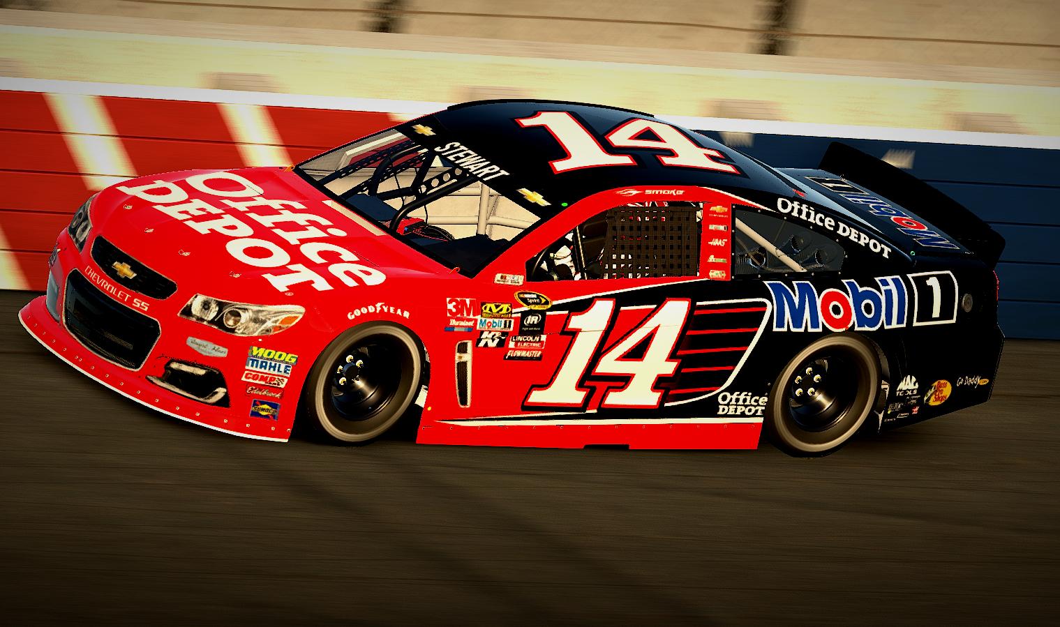 Preview of #14 Tony Stewart 2012 Office Depot by CJ Clark