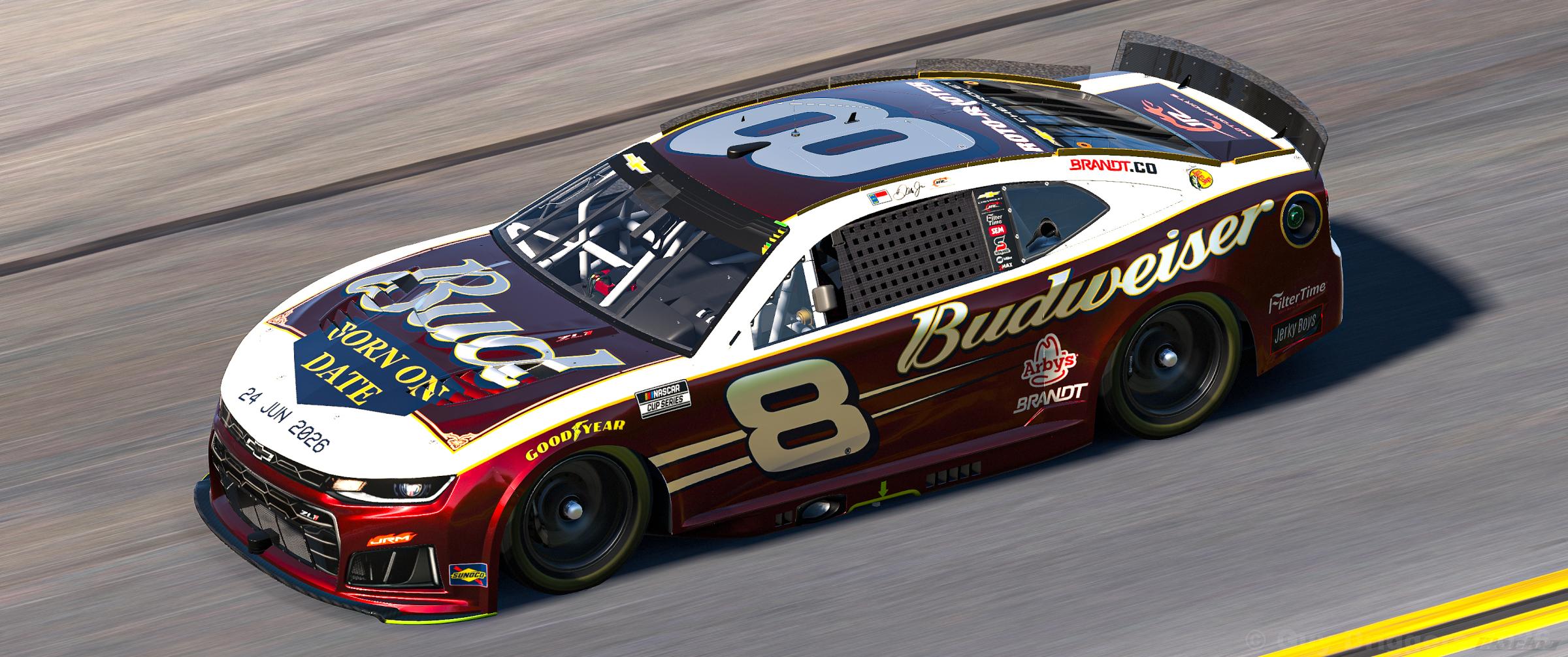 Preview of Fictional Dale Jr. #8 Budweiser Born On Date Camaro (2005 Version) by Guy Driggers