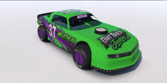 Preview of Dirt Track Junkies Green Brad Voss Edition by Jeremy C Morgan