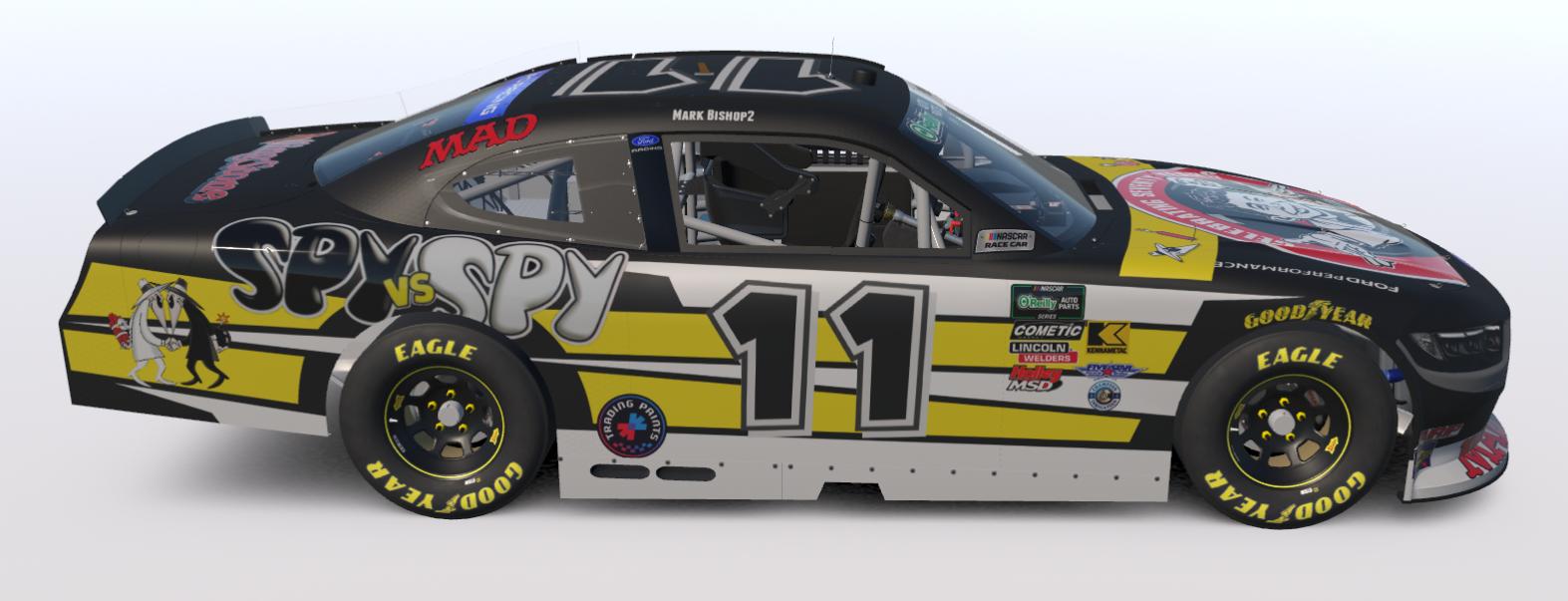 Preview of NASCAR O’Reilly Ford Mustang SpyvSpy 2026 by Mark Bishop2