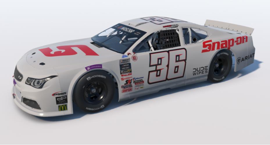 Preview of snap on nascar euro with number by Logan Vera