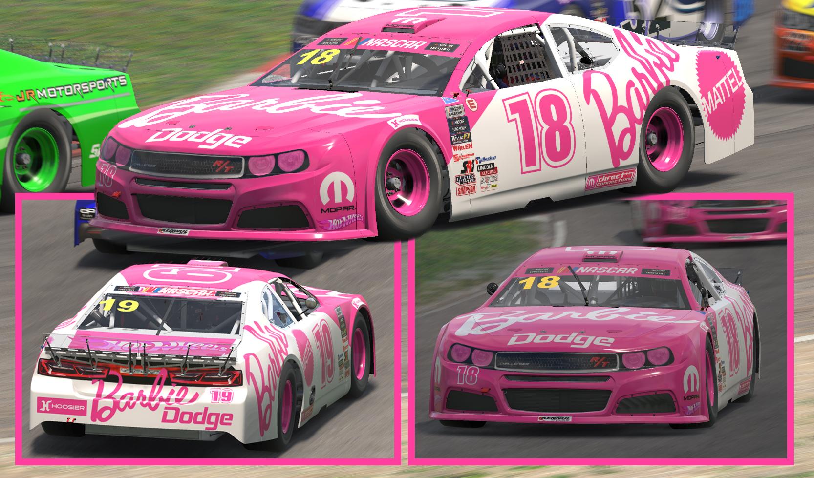 Preview of Euro Nascar Barbie by Clyde Coman