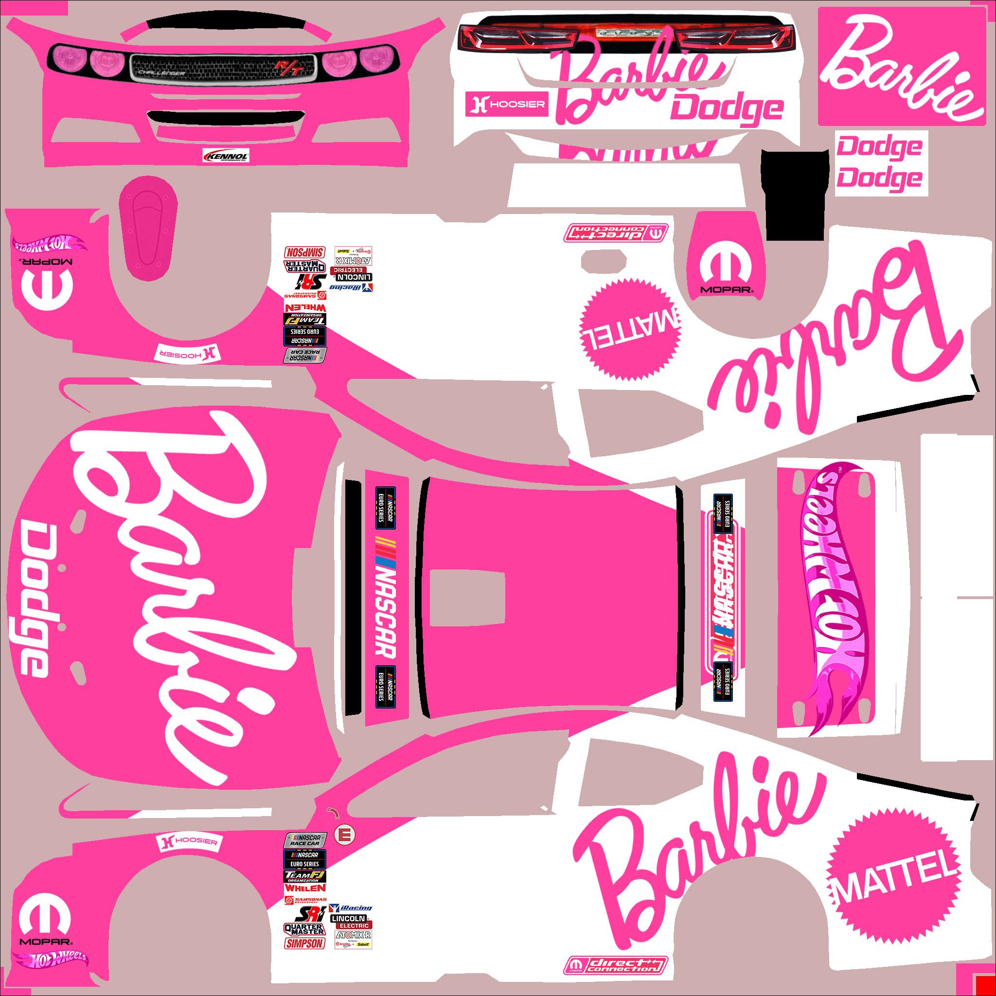 Preview of Euro Nascar Barbie by Clyde Coman