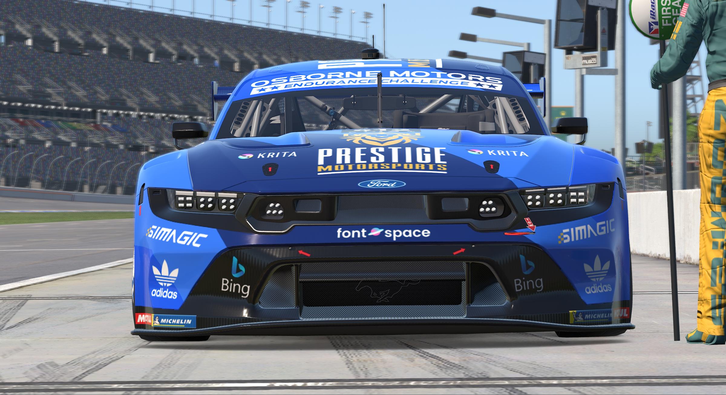Preview of Prestige Motorsports Mustang GT3 "Royal" v1.1 by Patrick Cantrell