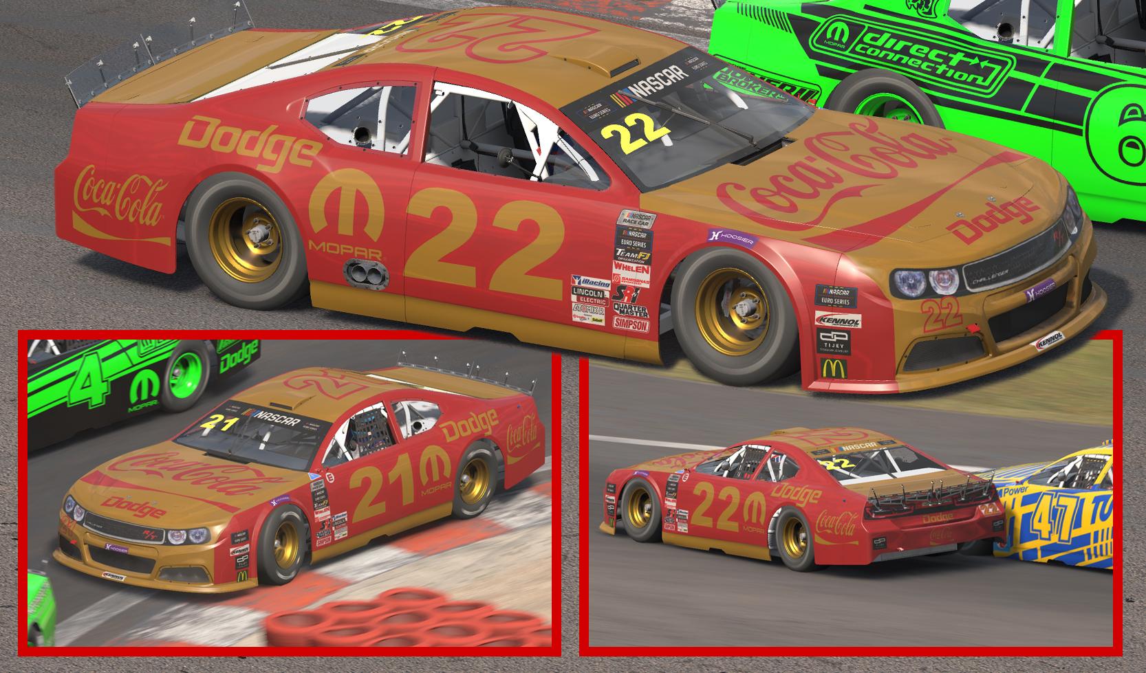 Preview of Euro Nascar Coca Cola Gold by Clyde Coman