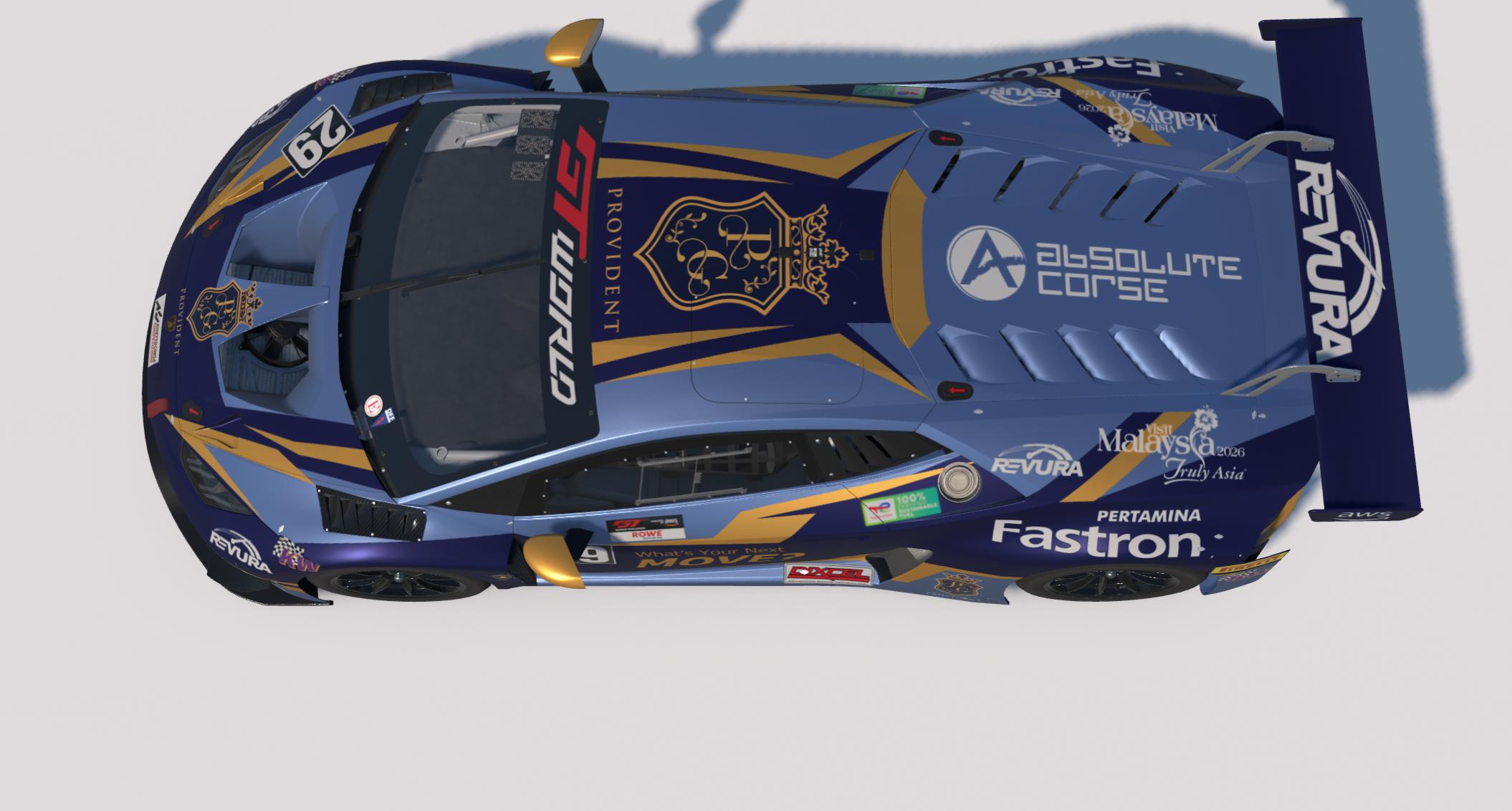 Preview of Absolute Corse Car #29 2026 GTWC Asia - Akash Nandy by Keith Archer