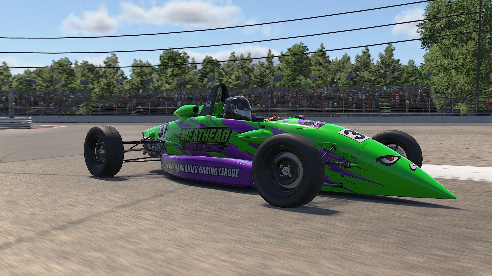 Preview of Meathead Sim Racing Formula Rookies Season 3 Car by Jeremy C Morgan