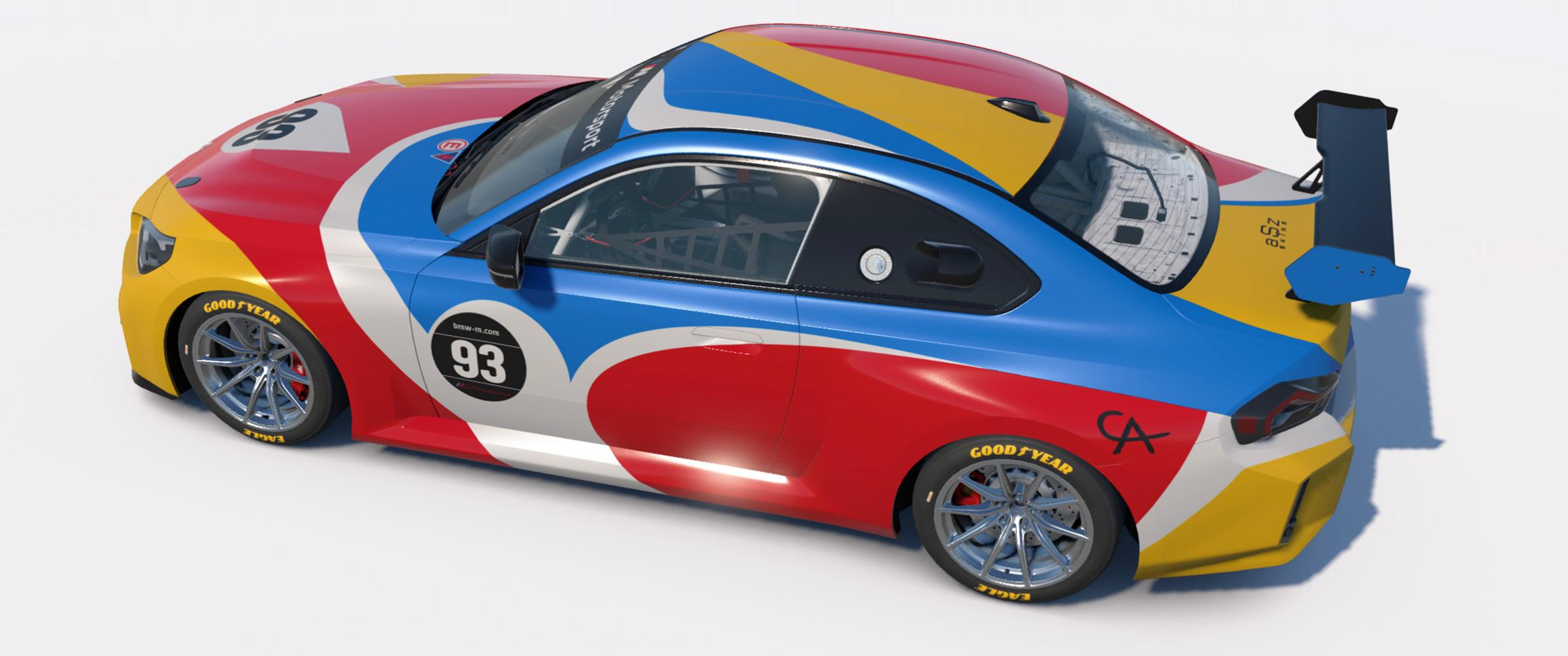Preview of Calder BMW M2 Racing Art Car by Alex Schmurtz